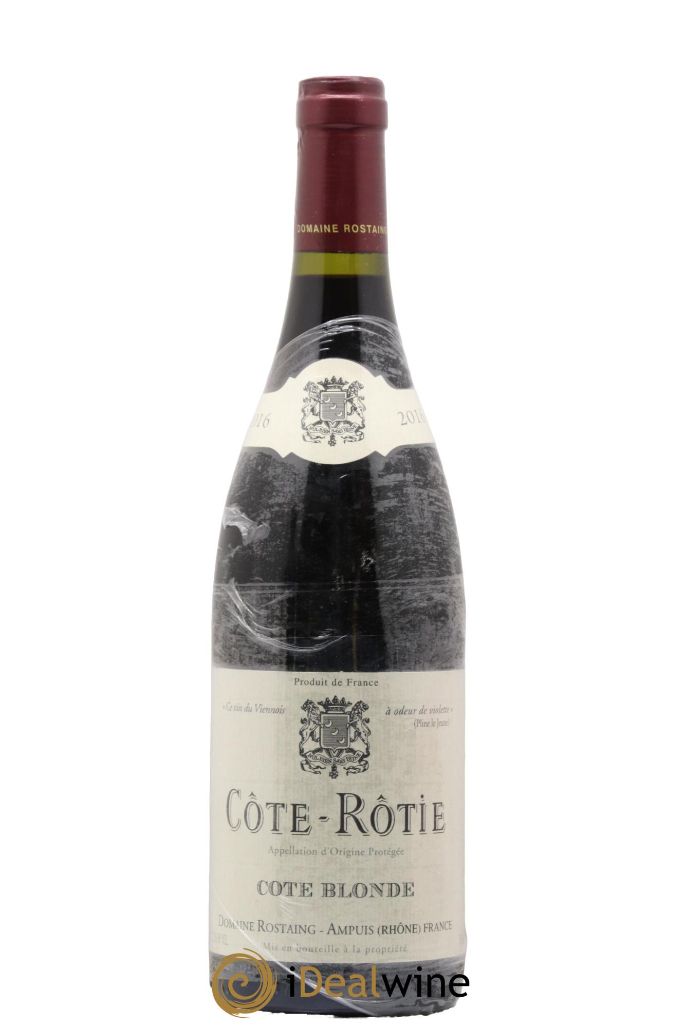 Côte-Rôtie Côte Blonde René Rostaing 2016 - Posten von 1 Flasche - 0