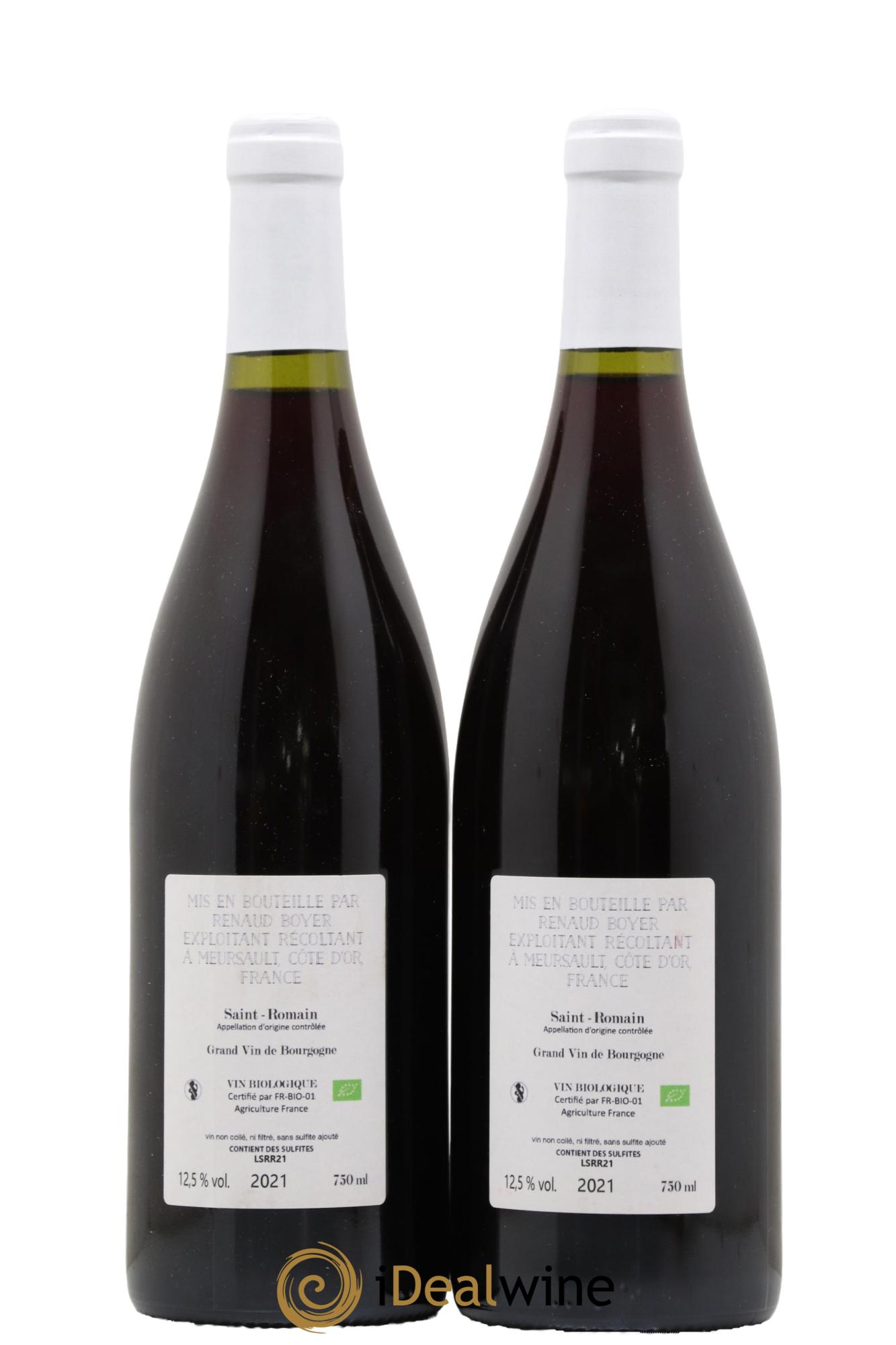 Saint-Romain Renaud Boyer 2021 - Lot de 2 bouteilles - 1