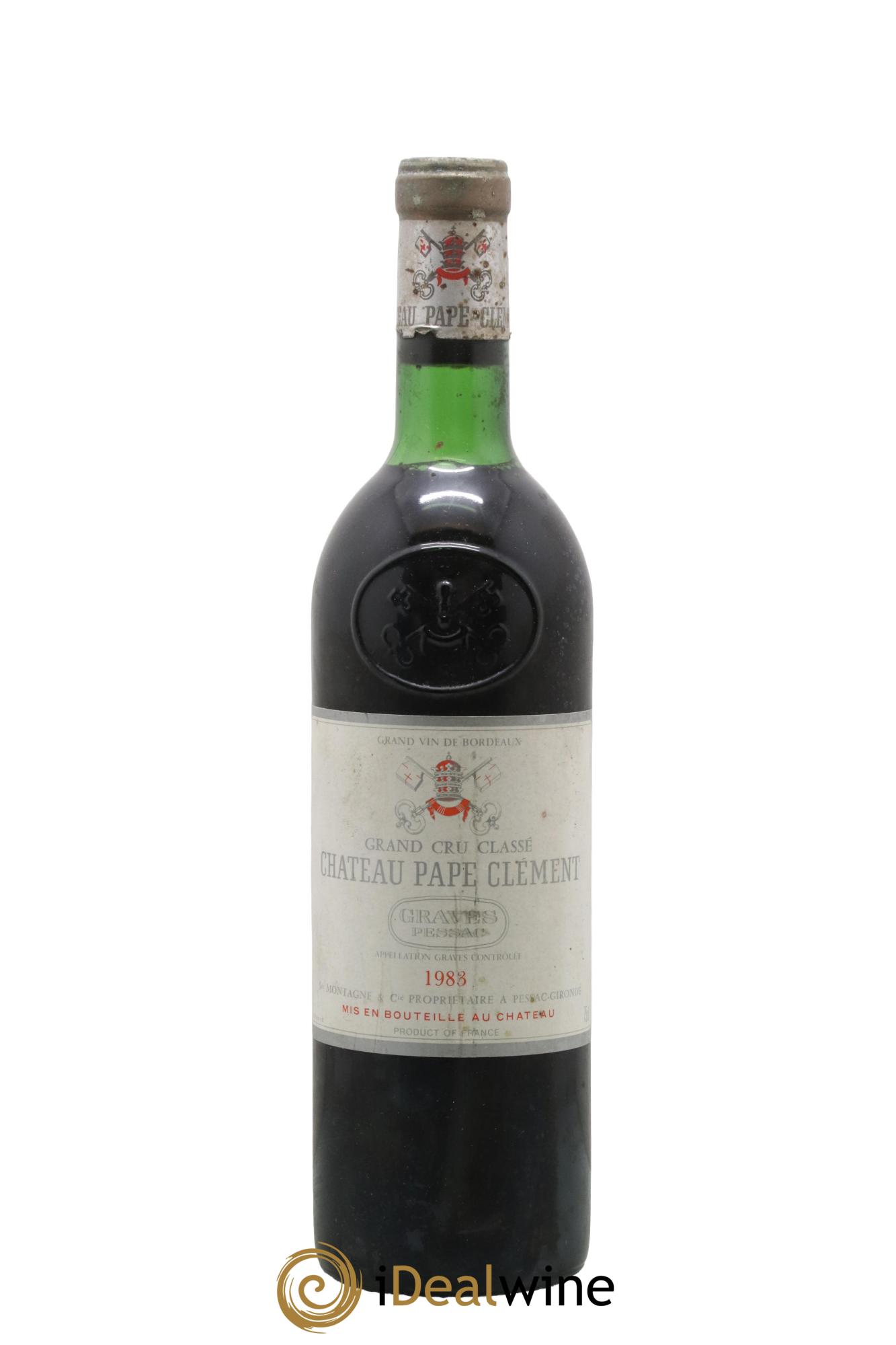 Château Pape Clément Cru Classé de Graves 1983 - Lot de 1 bouteille - 0