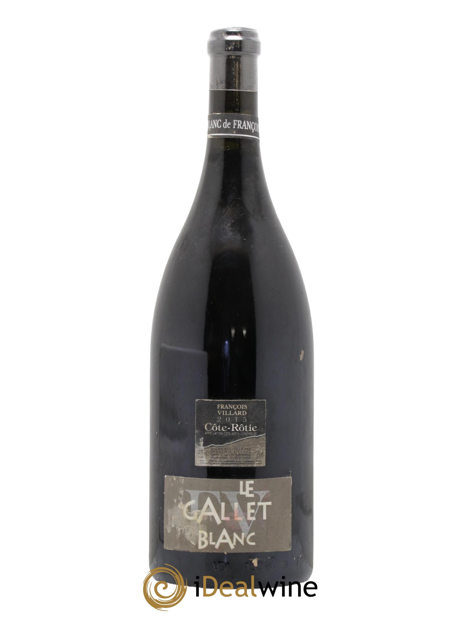 Côte-Rôtie Le Gallet Blanc François Villard 2015 - Lotto di 1 magnum - 0