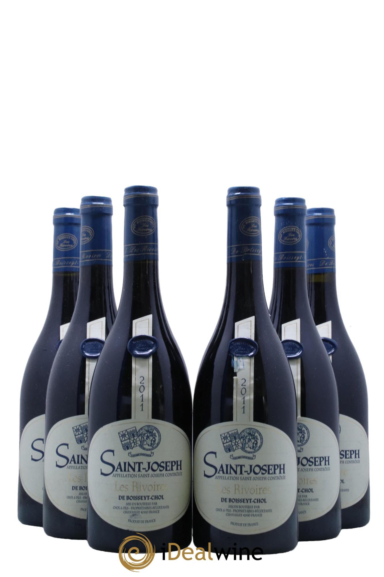 Saint-Joseph Les Rivoires De Boysset-Chol 2011 - Lot de 6 bouteilles - 0