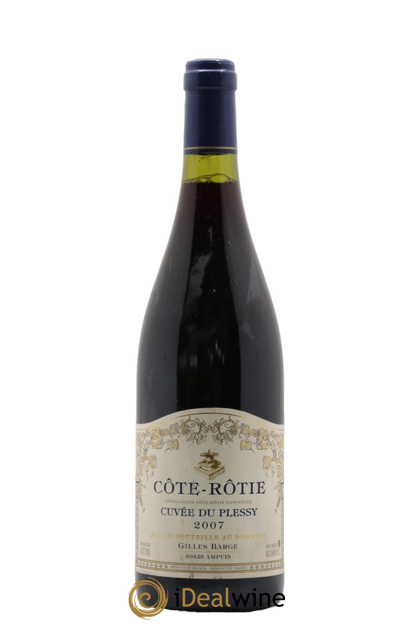 Côte-Rôtie Cuvée du Plessy Barge (Domaine) 2007 - Posten von 1 Flasche - 0