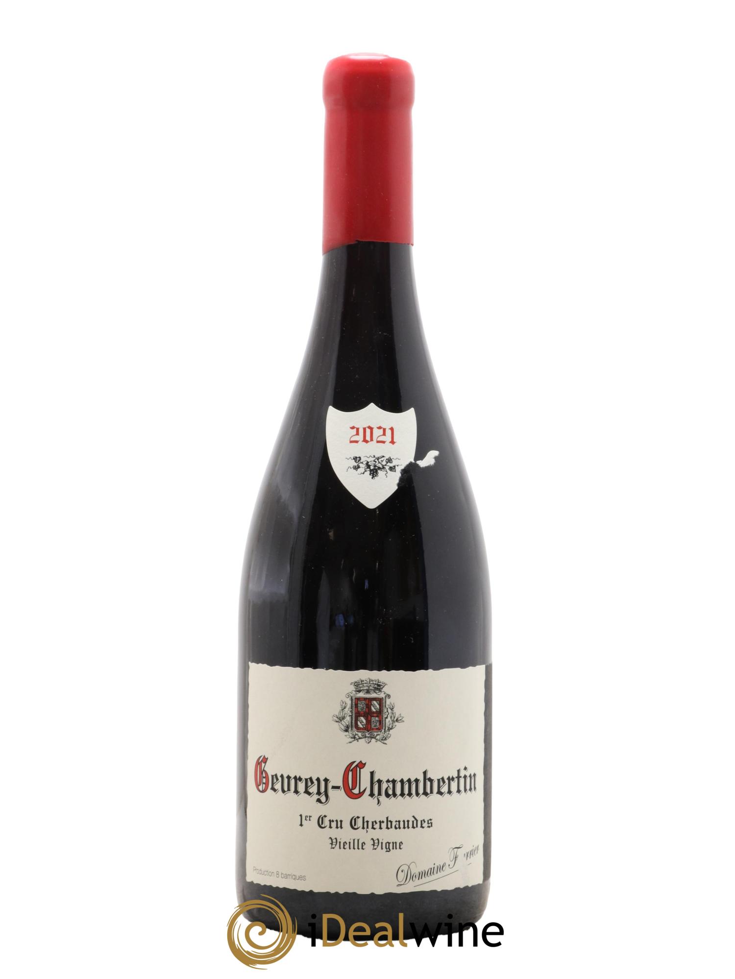 Gevrey-Chambertin 1er Cru Les Cherbaudes Vieille Vigne Fourrier (Domaine)  2021 - Posten von 1 Flasche - 0