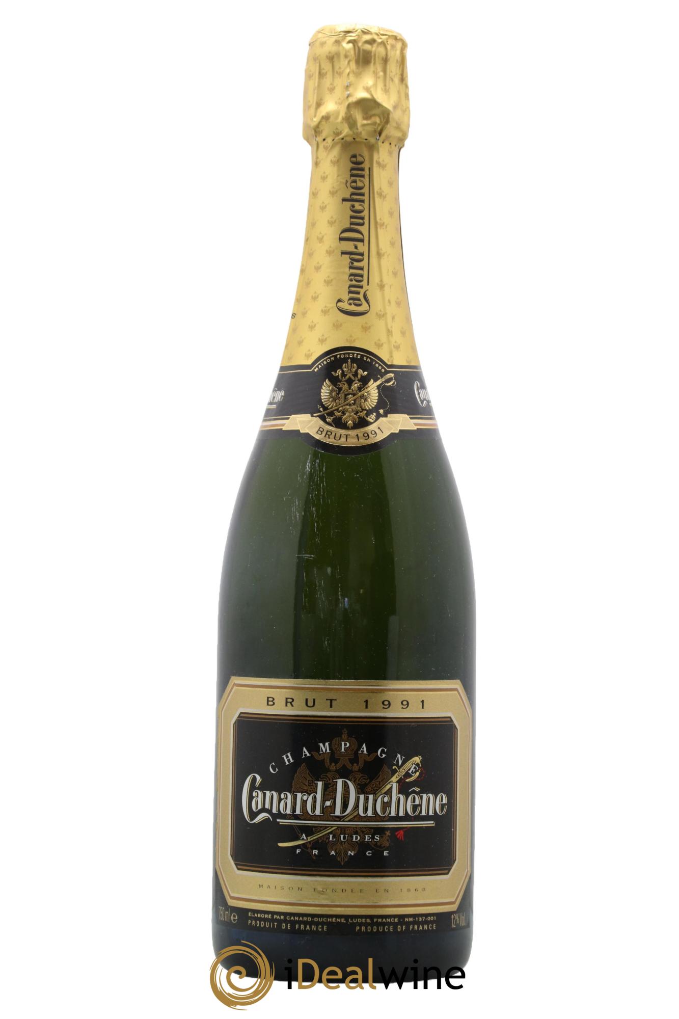 Champagne Brut Canard Duchêne 1991 - Posten von 1 Flasche - 0