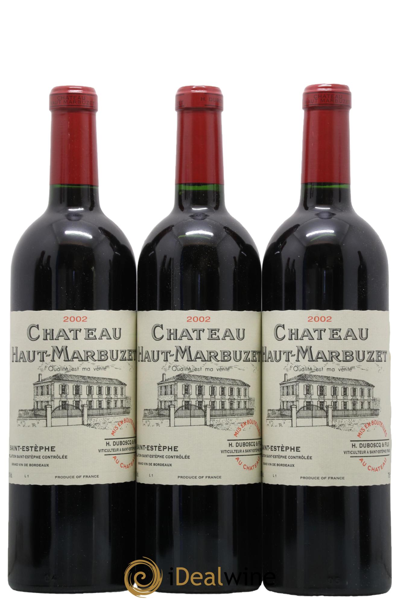 Château Haut Marbuzet 2002 - Lot de 12 bouteilles - 3