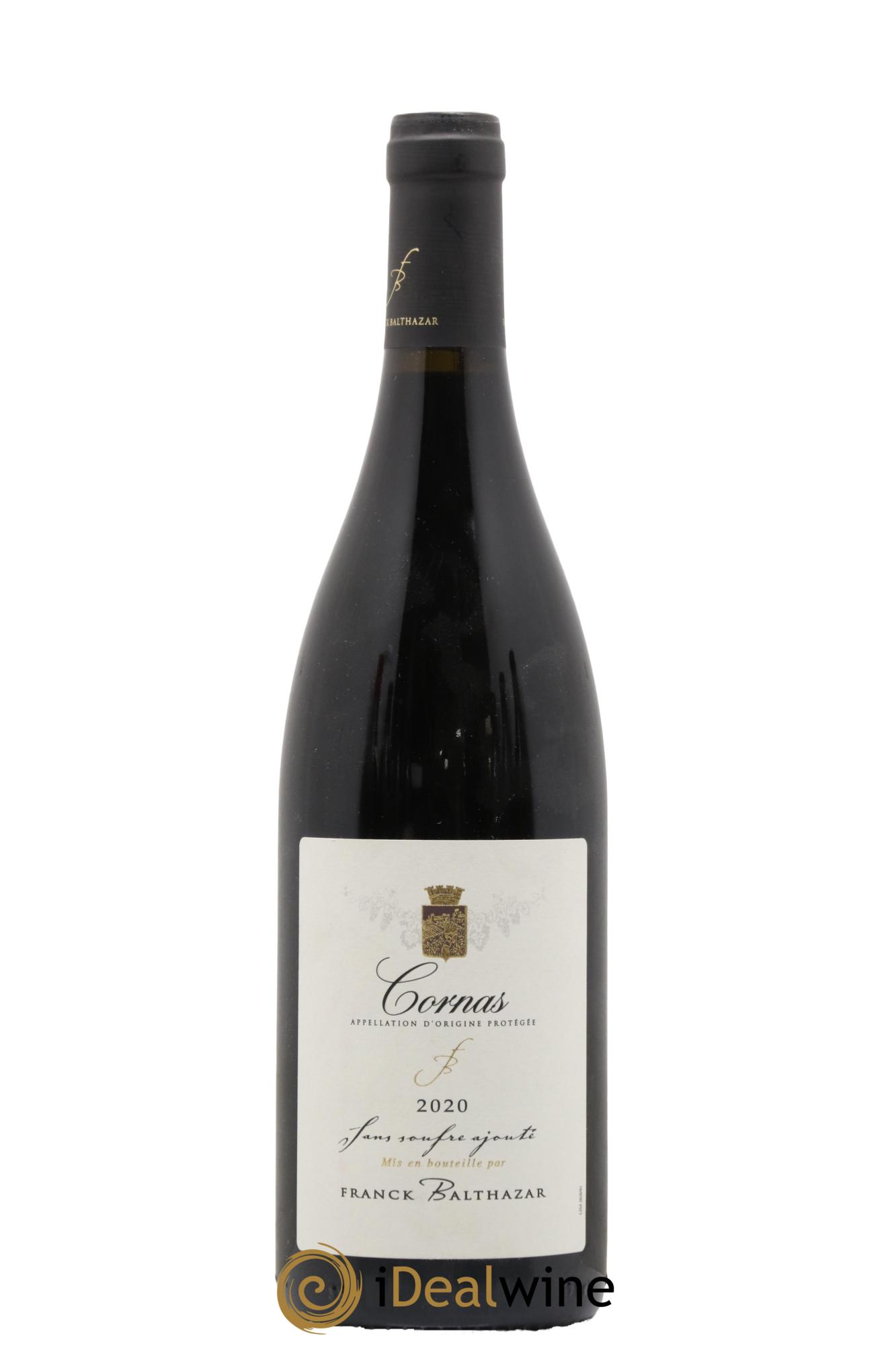 Cornas Cuvée sans soufre Franck Balthazar (Domaine) 2020 - Lot de 1 bouteille - 0