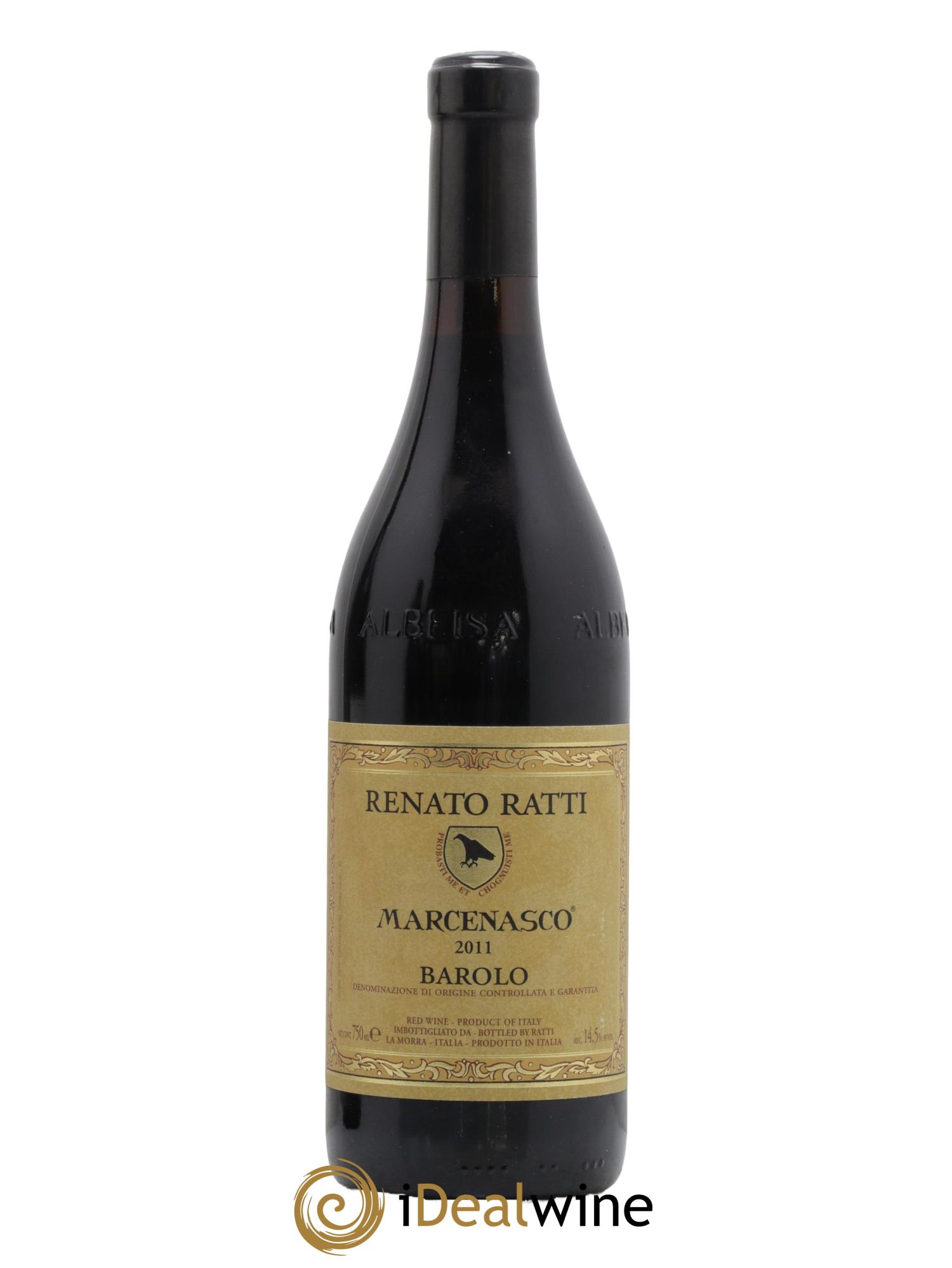 Barolo DOCG Marcenasco Renato Ratti  2011 - Lot de 1 bouteille - 0