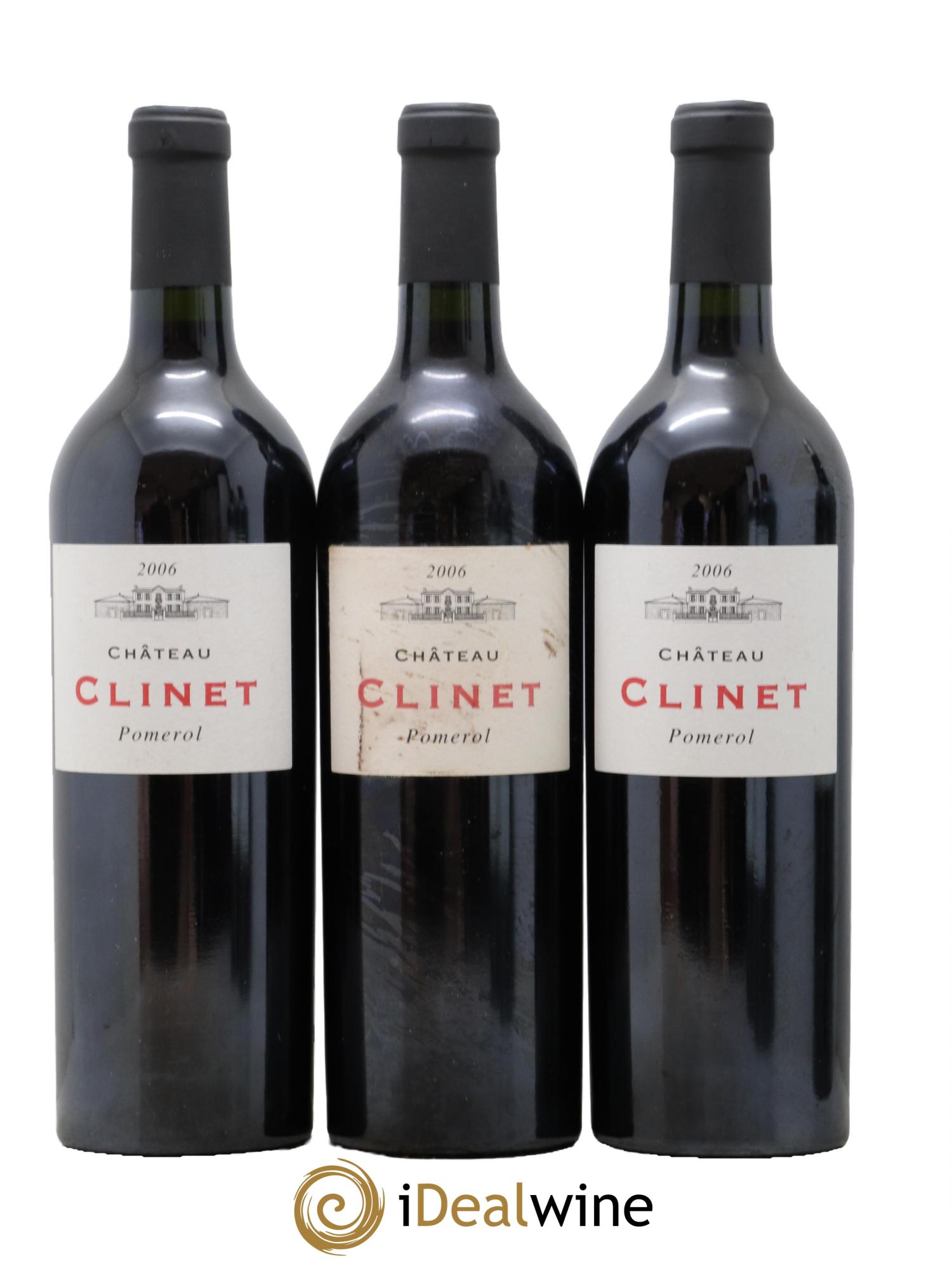 Château Clinet 2006 - Lot of 3 bottles - 0