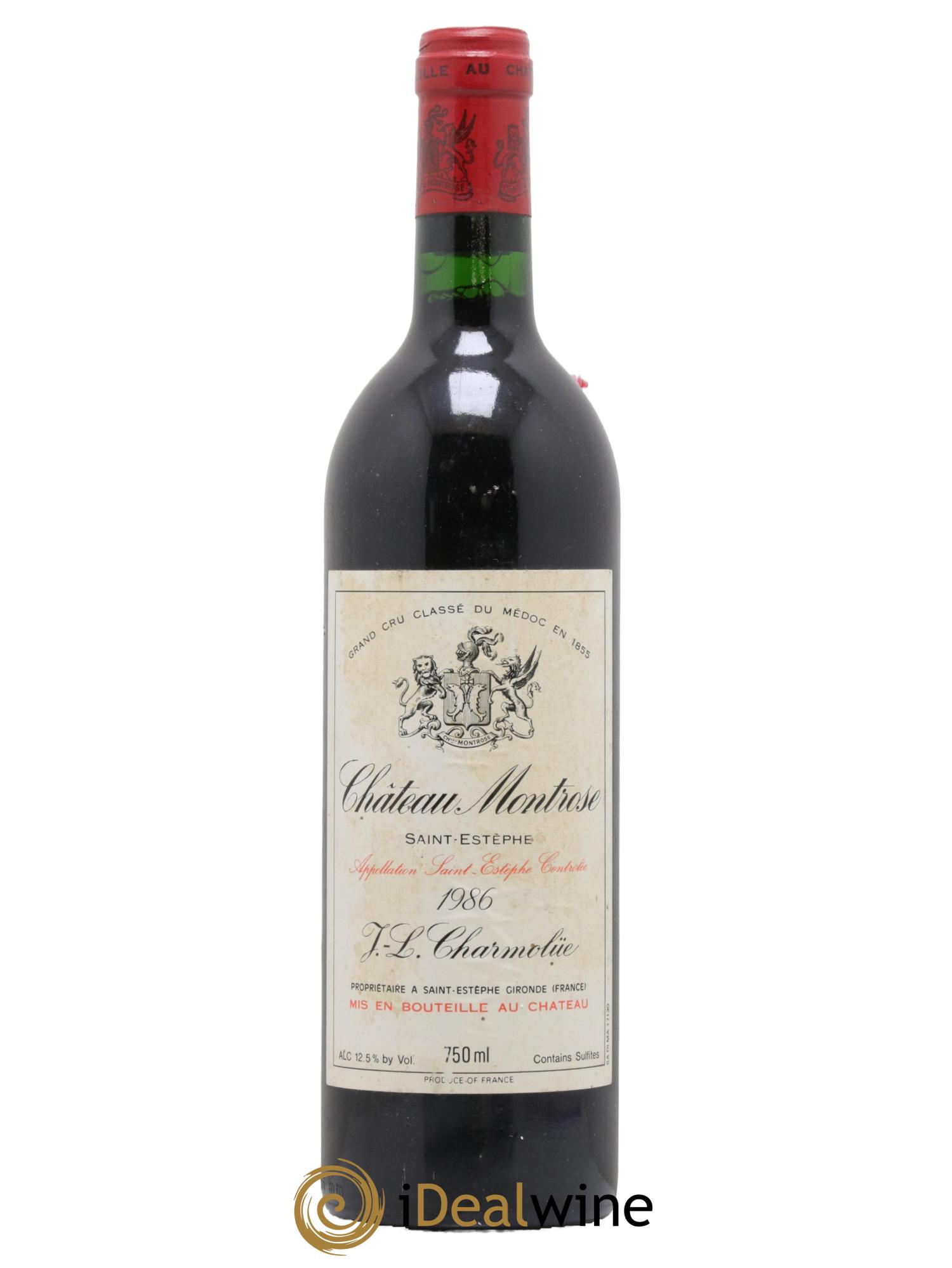 Château Montrose 2ème Grand Cru Classé  1986 - Lot de 1 bouteille - 0