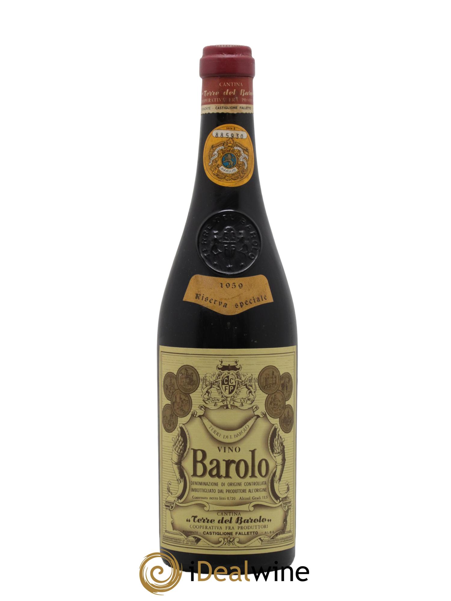 Barolo DOCG Riserva Speciale Terre del Barolo 1959 - Lotto di 1 bottiglia - 0