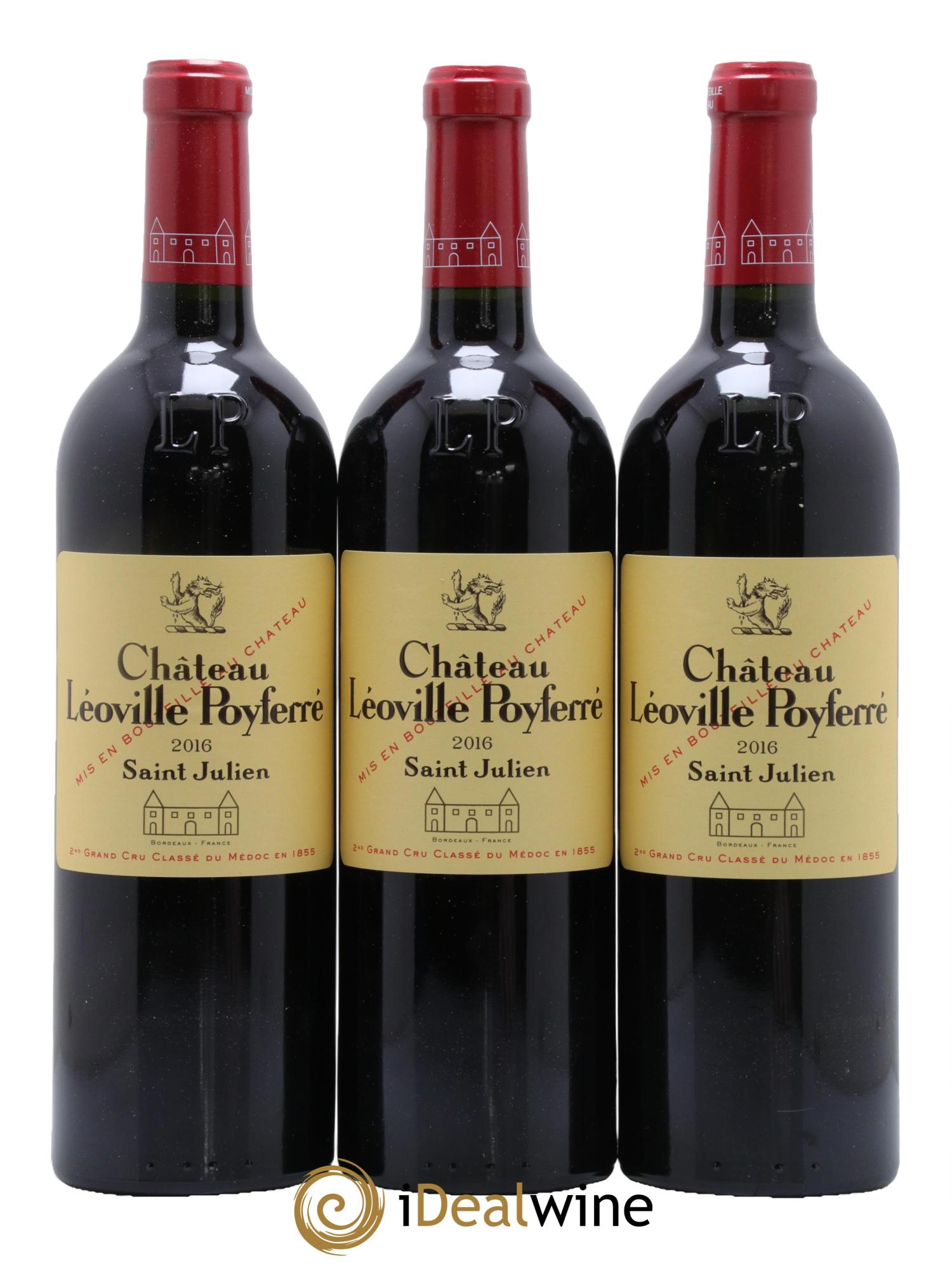 Château Léoville Poyferré 2ème Grand Cru Classé 2016 - Lot of 12 bottles - 1