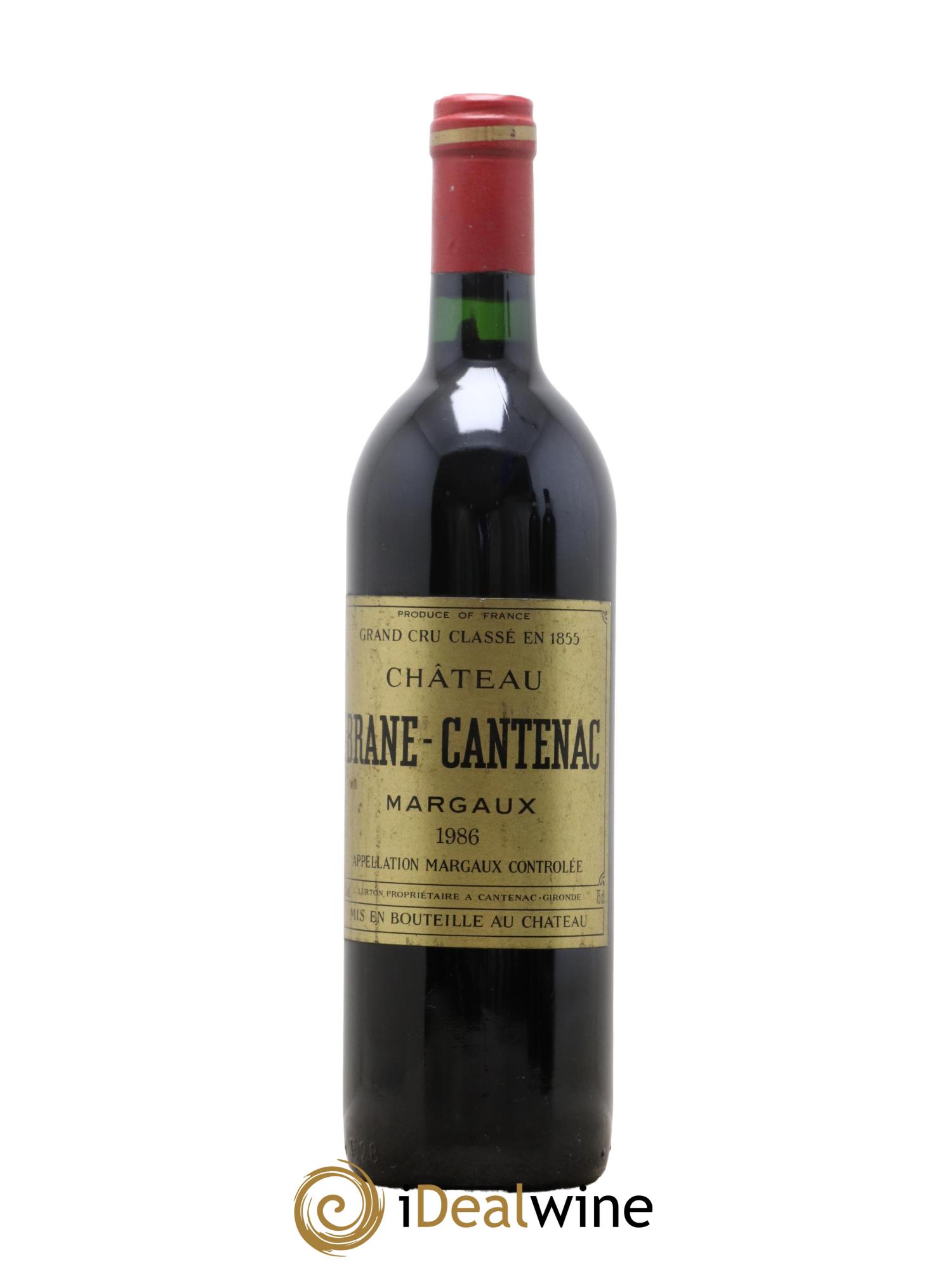 Château Brane Cantenac 2ème Grand Cru Classé 1986 - Lot of 1 bottle - 0