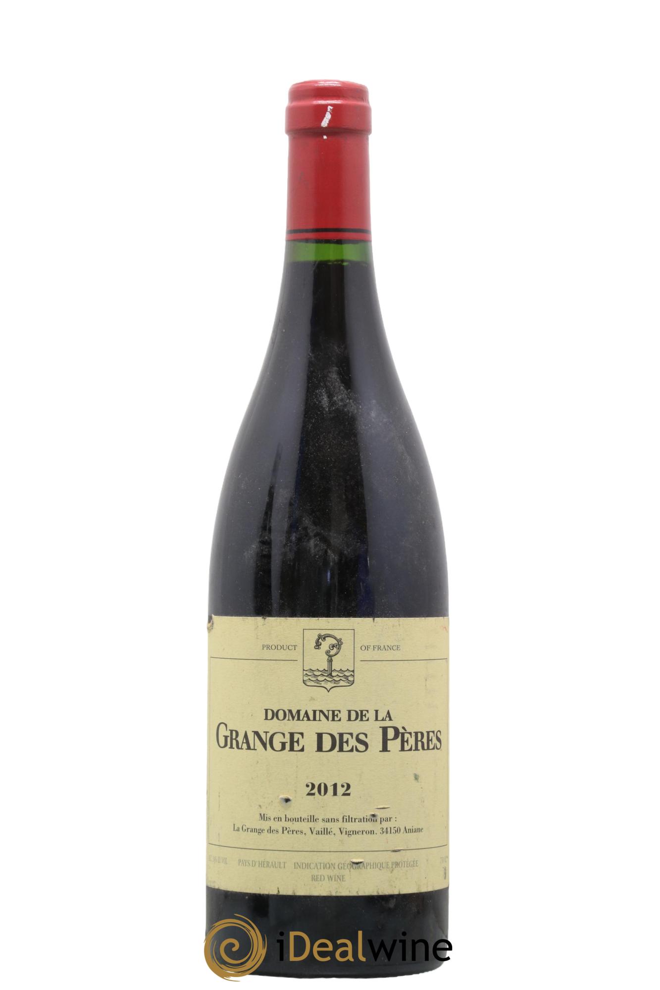 IGP Pays d'Hérault Grange des Pères Laurent Vaillé 2012 - Posten von 1 Flasche - 0