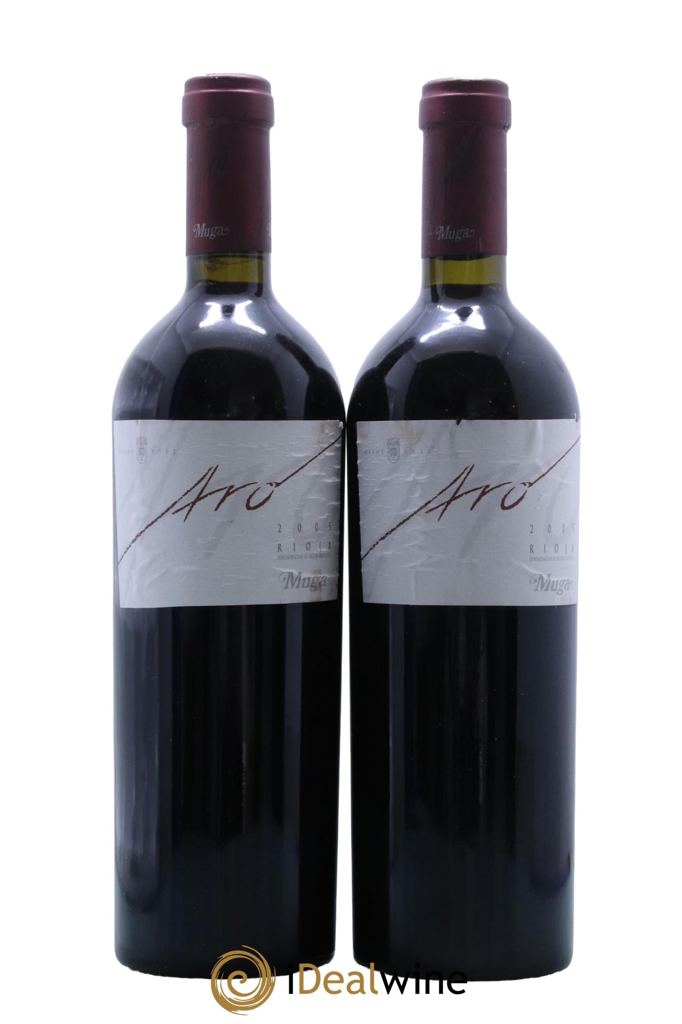 Rioja DOCA Aro Muga 2005 - Lot of 2 bottles - 0