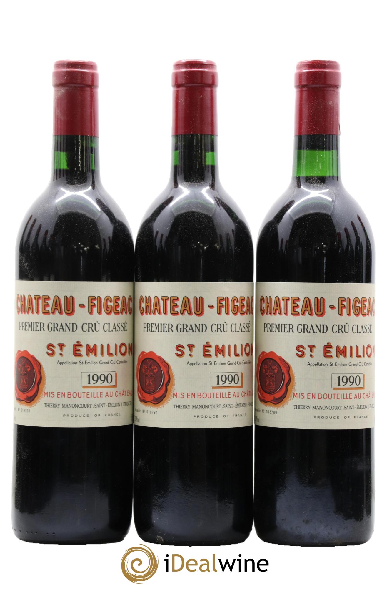 Château Figeac 1er Grand Cru Classé A 1990 - Lotto di 12 bottiglie - 2