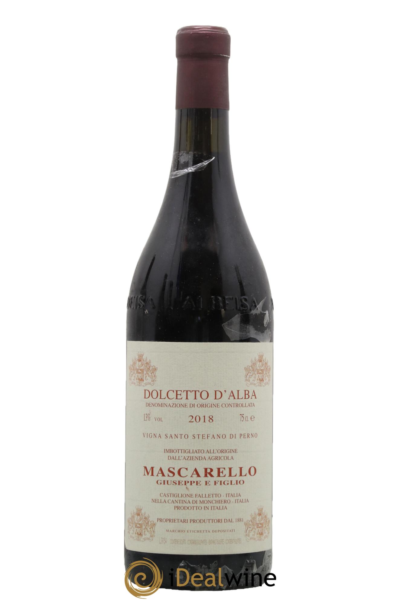 Dolcetto d'Alba Vigna Santo Stefano Di Perno Giuseppe Mascarello 2018 - Posten von 1 Flasche - 0