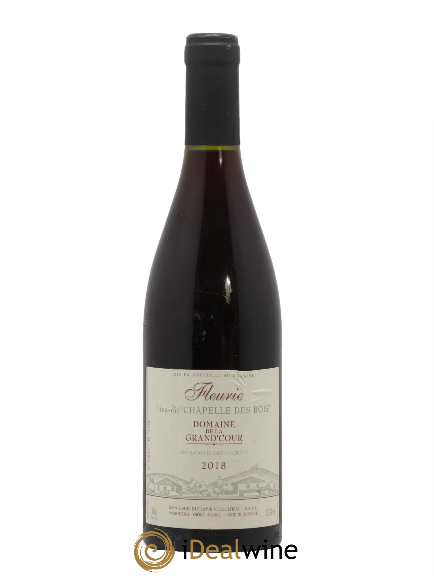 Fleurie Chapelle des bois Grand'cour (Domaine de la) - Jean-Louis Dutraive 2018 - Lotto di 1 bottiglia - 0