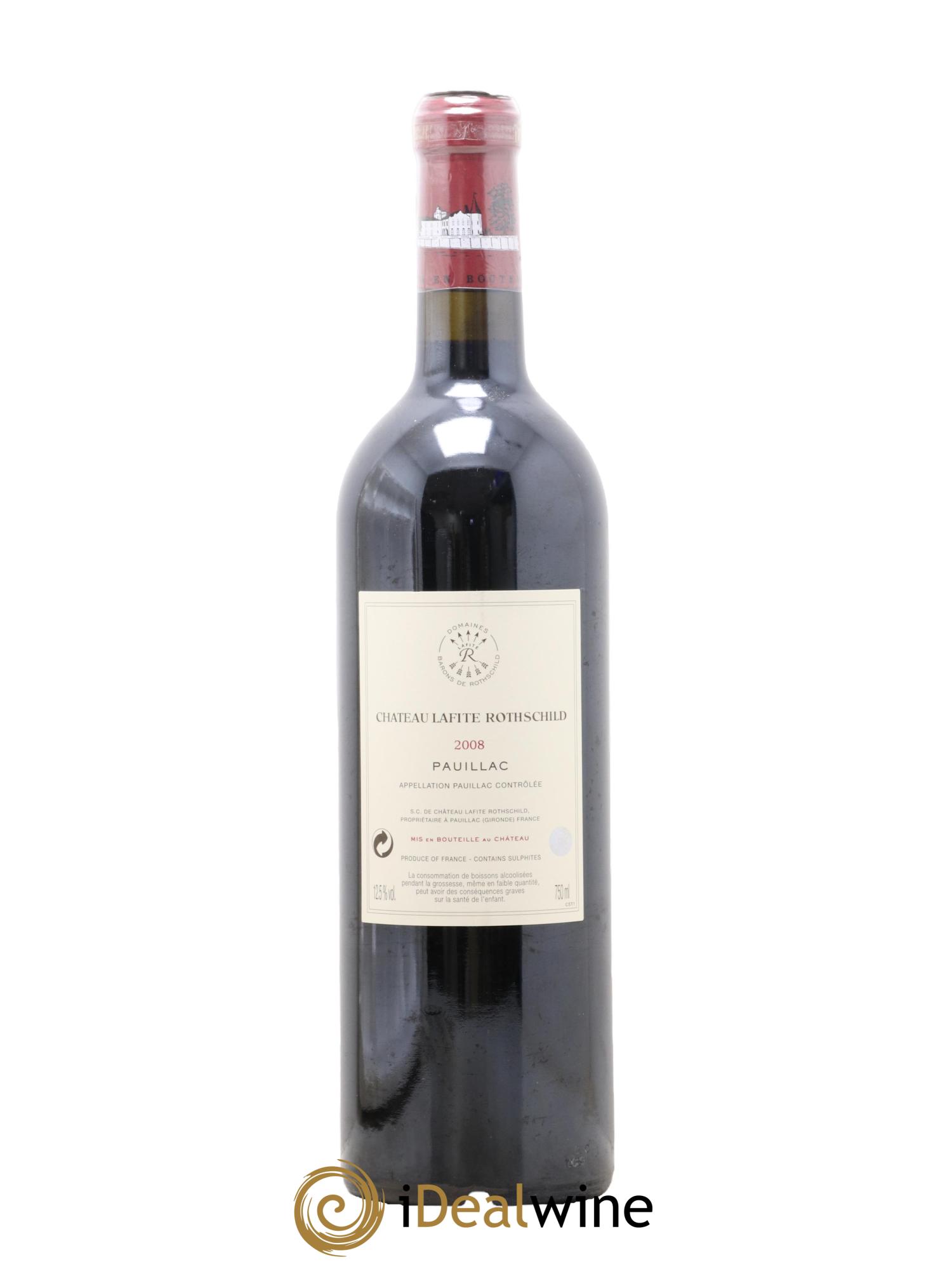 Château Lafite Rothschild 1er Grand Cru Classé 2008 - Posten von 1 Flasche - 1