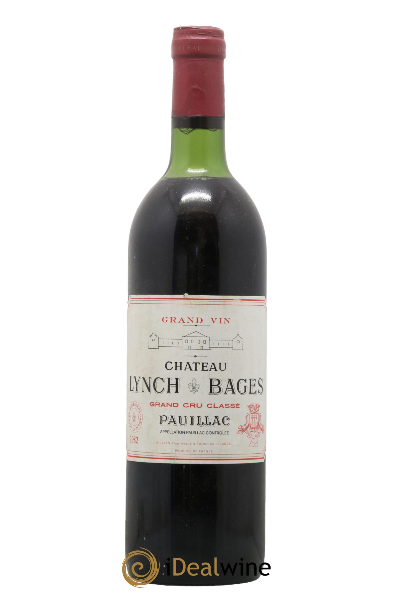 Château Lynch Bages 5ème Grand Cru Classé 1982 - Lot of 1 bottle - 0