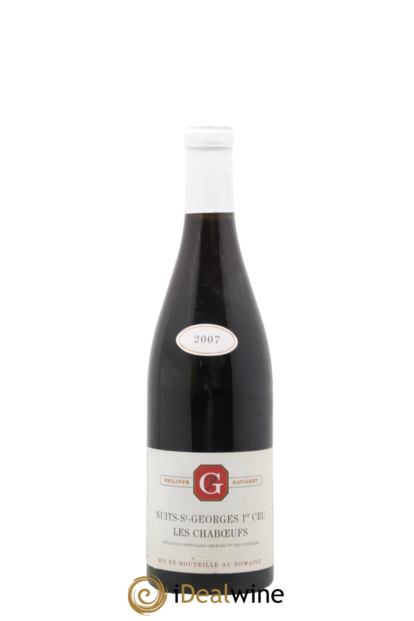 Nuits Saint-Georges 1er Cru Les Chaboeufs Philippe Gavignet 2007 - Posten von 1 Flasche - 0