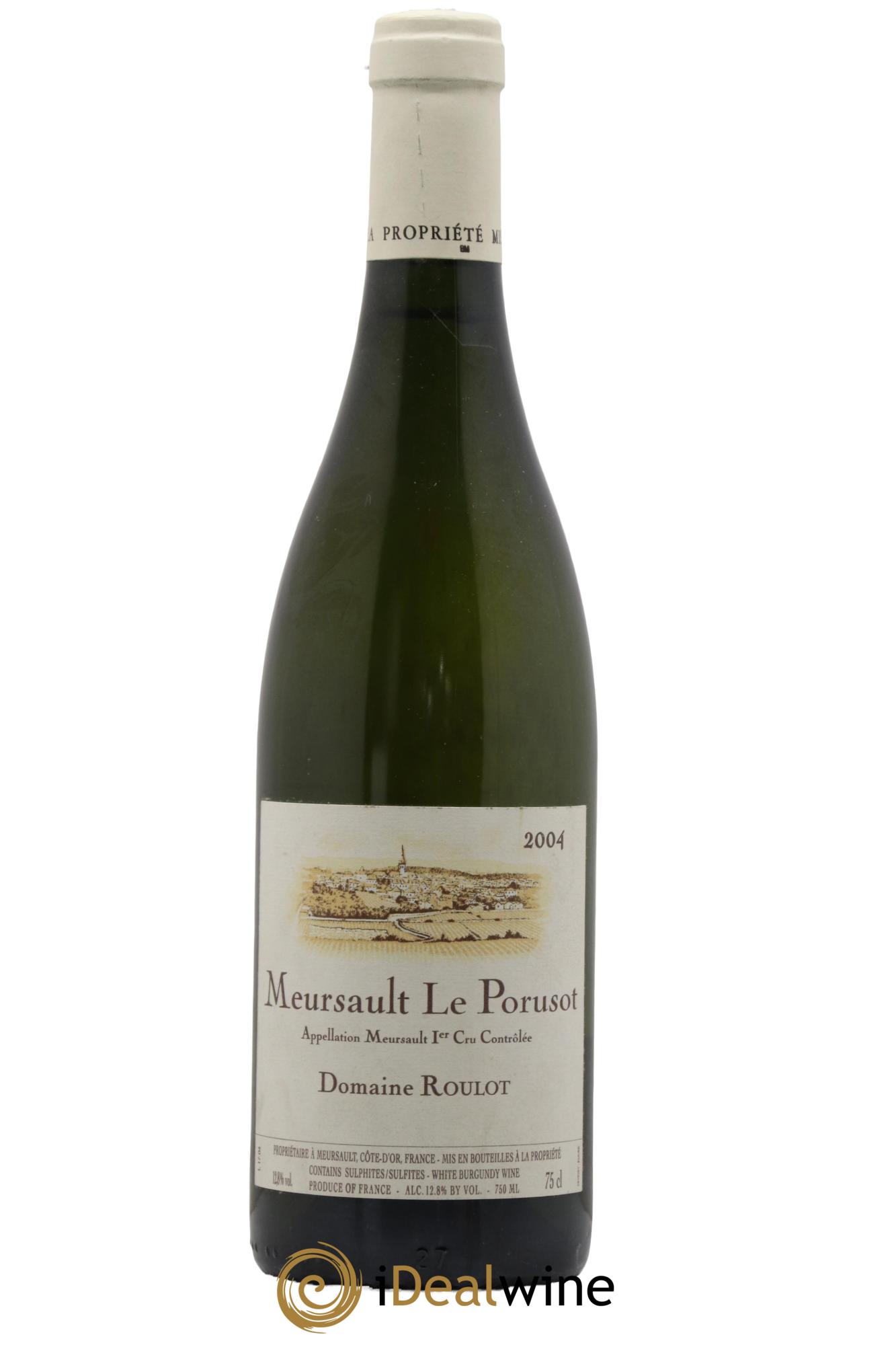 Meursault 1er Cru Le Porusot Roulot (Domaine) 2004 - Lot de 1 bouteille - 0