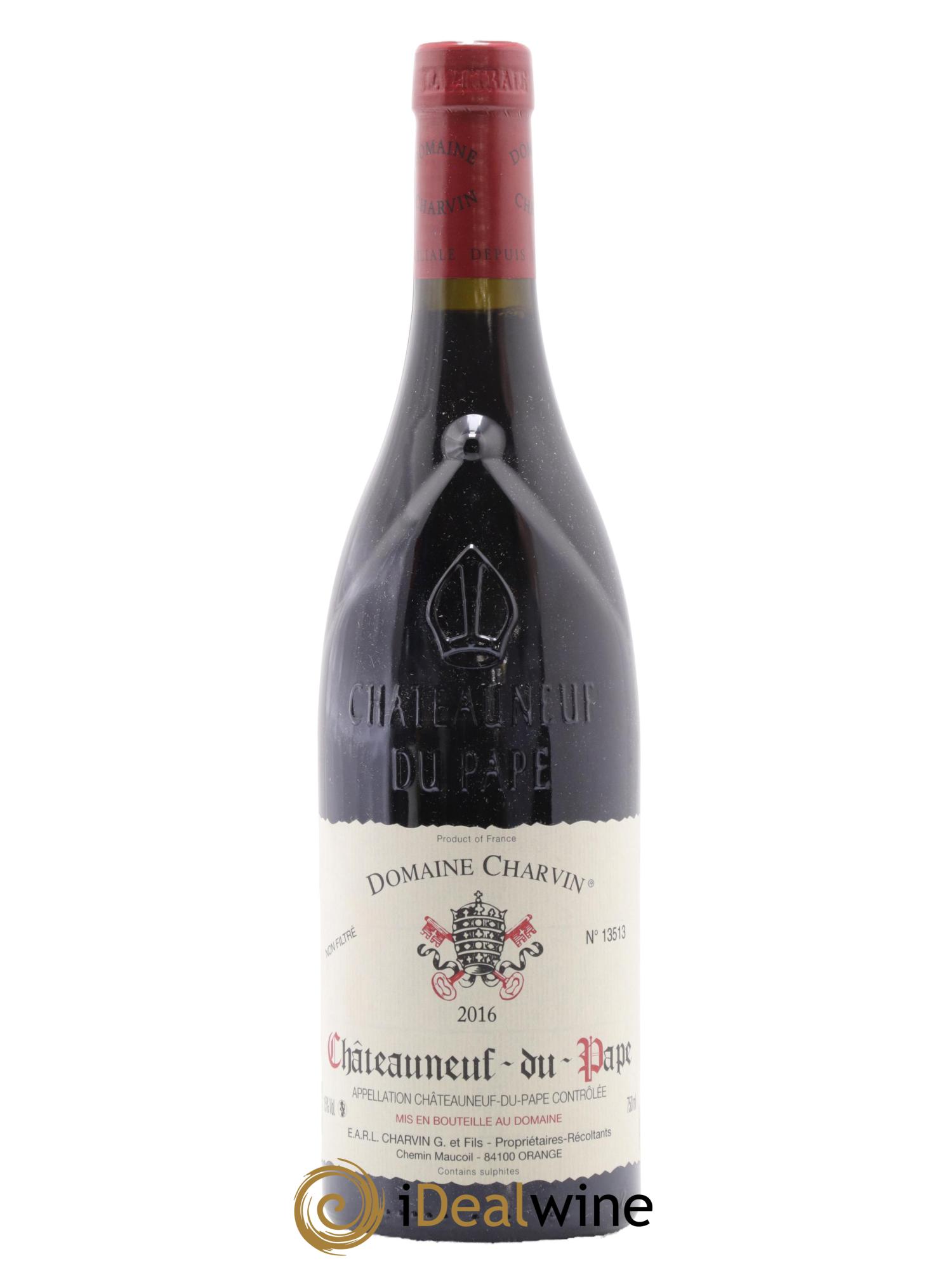 Châteauneuf-du-Pape Charvin (Domaine) 2016 - Posten von 1 Flasche - 0