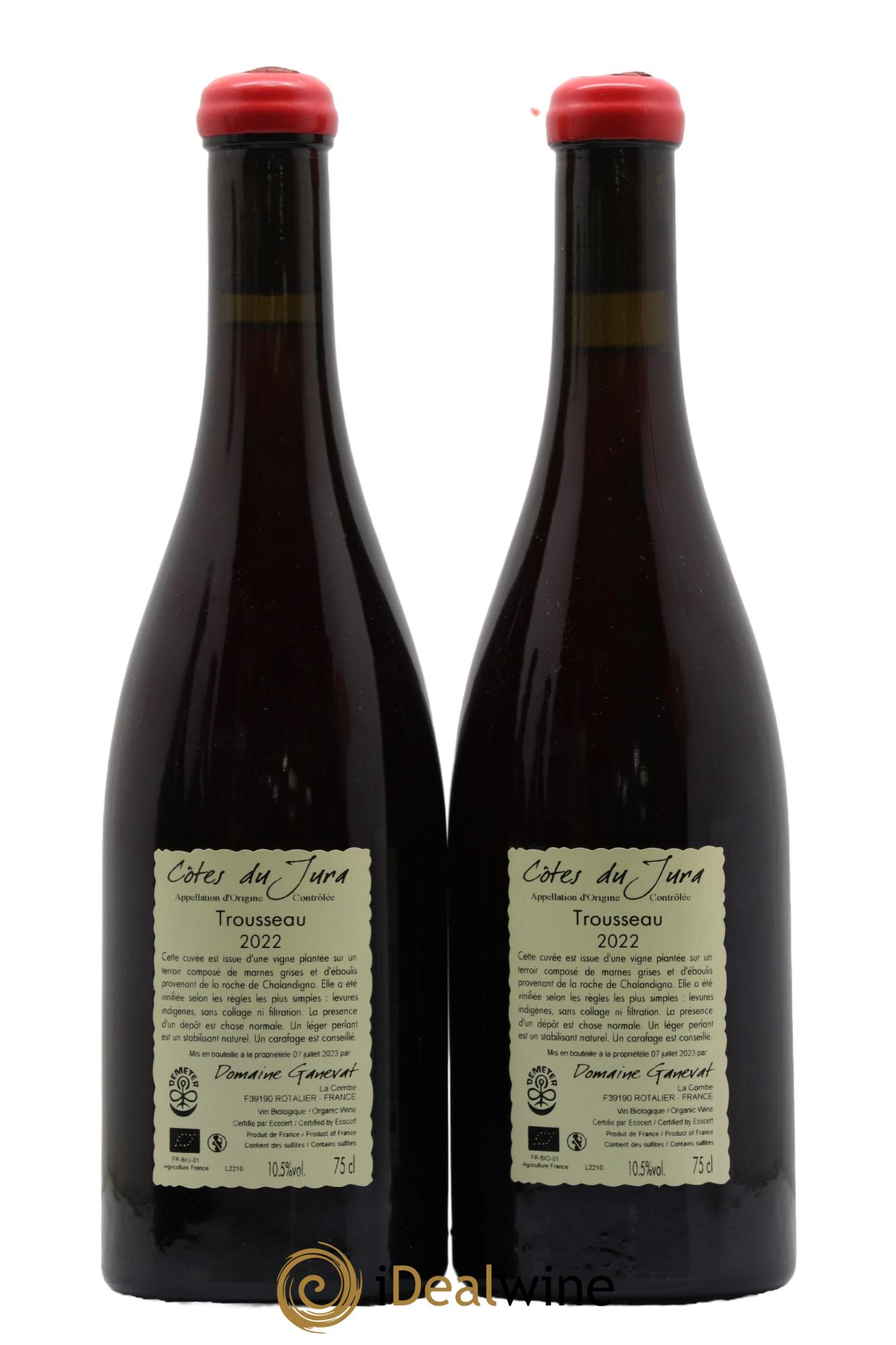 Côtes du Jura Plein Sud Jean-François Ganevat (Domaine) 2022 - Lot de 2 bouteilles - 1