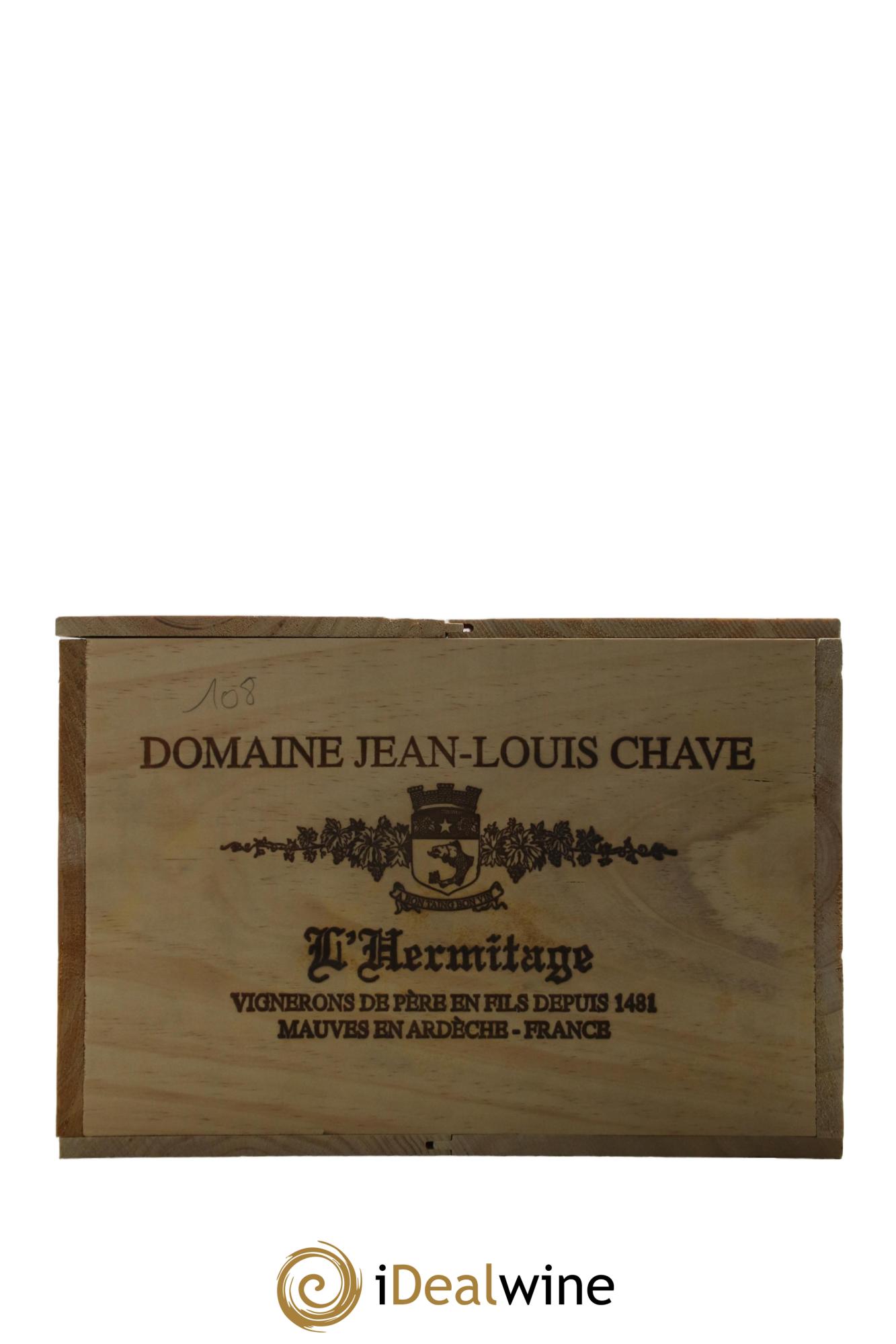 Hermitage Jean-Louis Chave 2018 - Lot of 6 bottles - 6