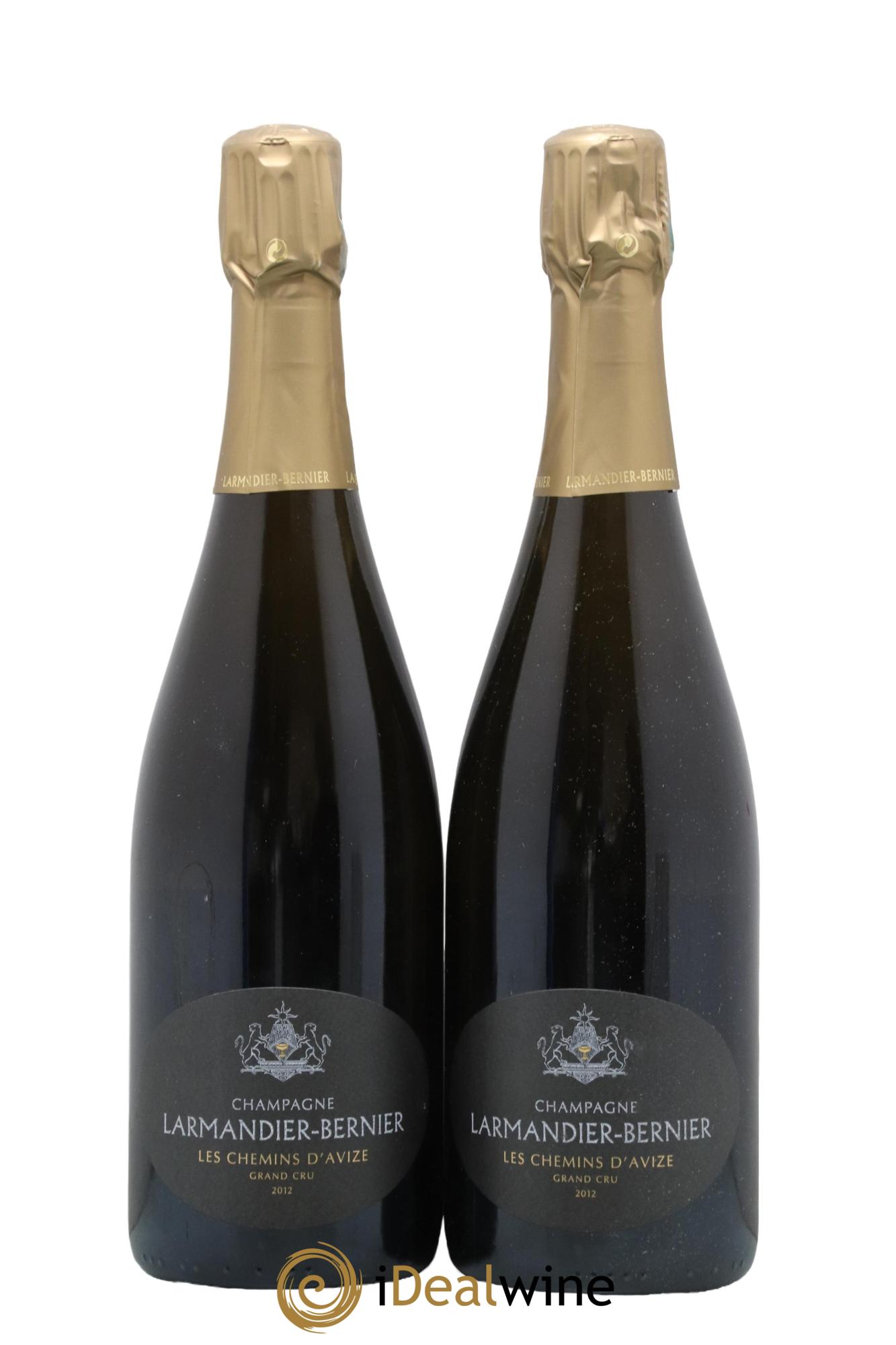 Les Chemins d'Avize Grand Cru Extra-Brut Larmandier-Bernier 2012 - Posten von 2 Flaschen - 0