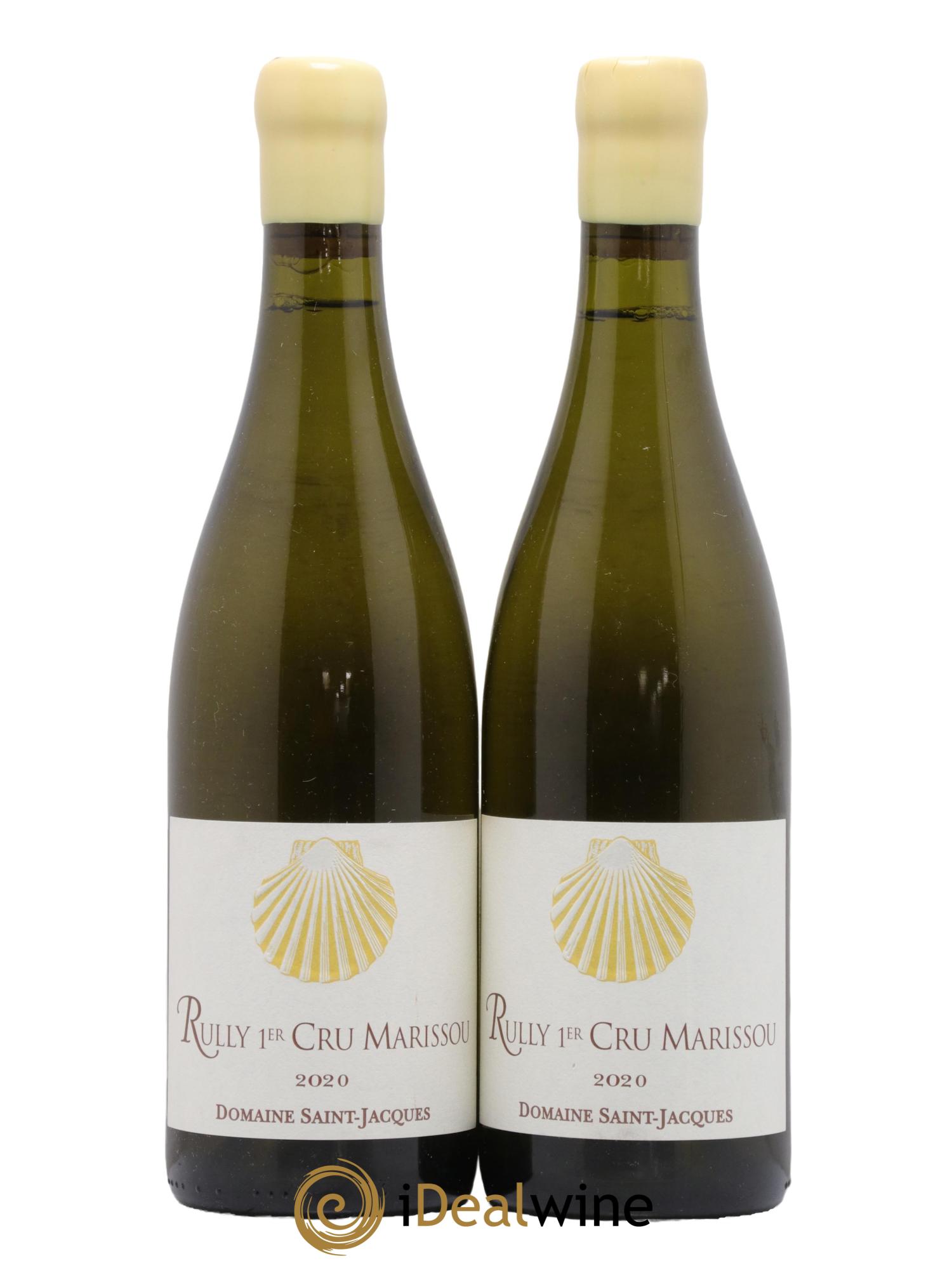 Rully 1er Cru Marissou Saint Jacques 2020 - Lot of 2 bottles - 0