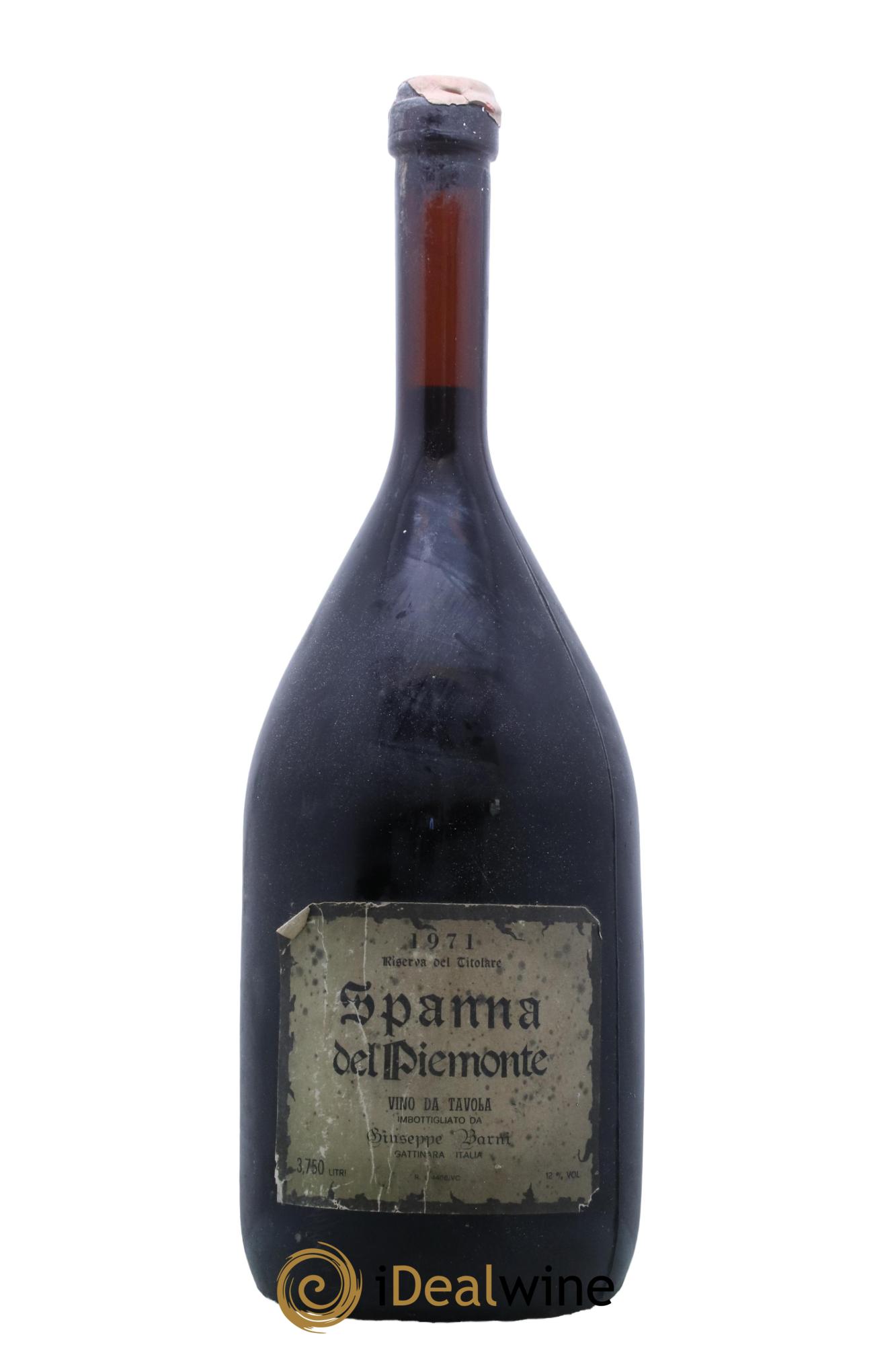 Piémont Spanna Giuseppe Barni 1971 - Posten von 1 Doppel-Magnum - 0