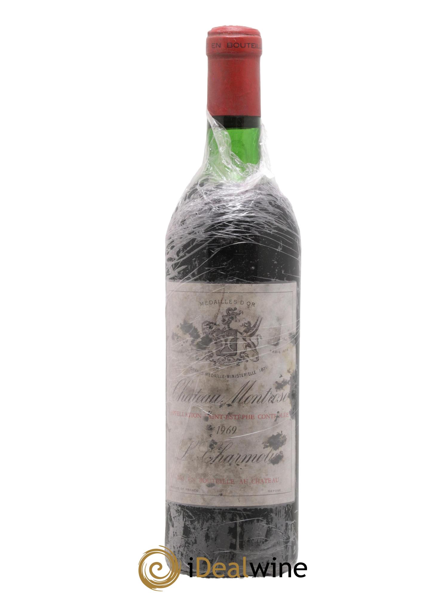 Château Montrose 2ème Grand Cru Classé 1969 - Lot de 1 bouteille - 0