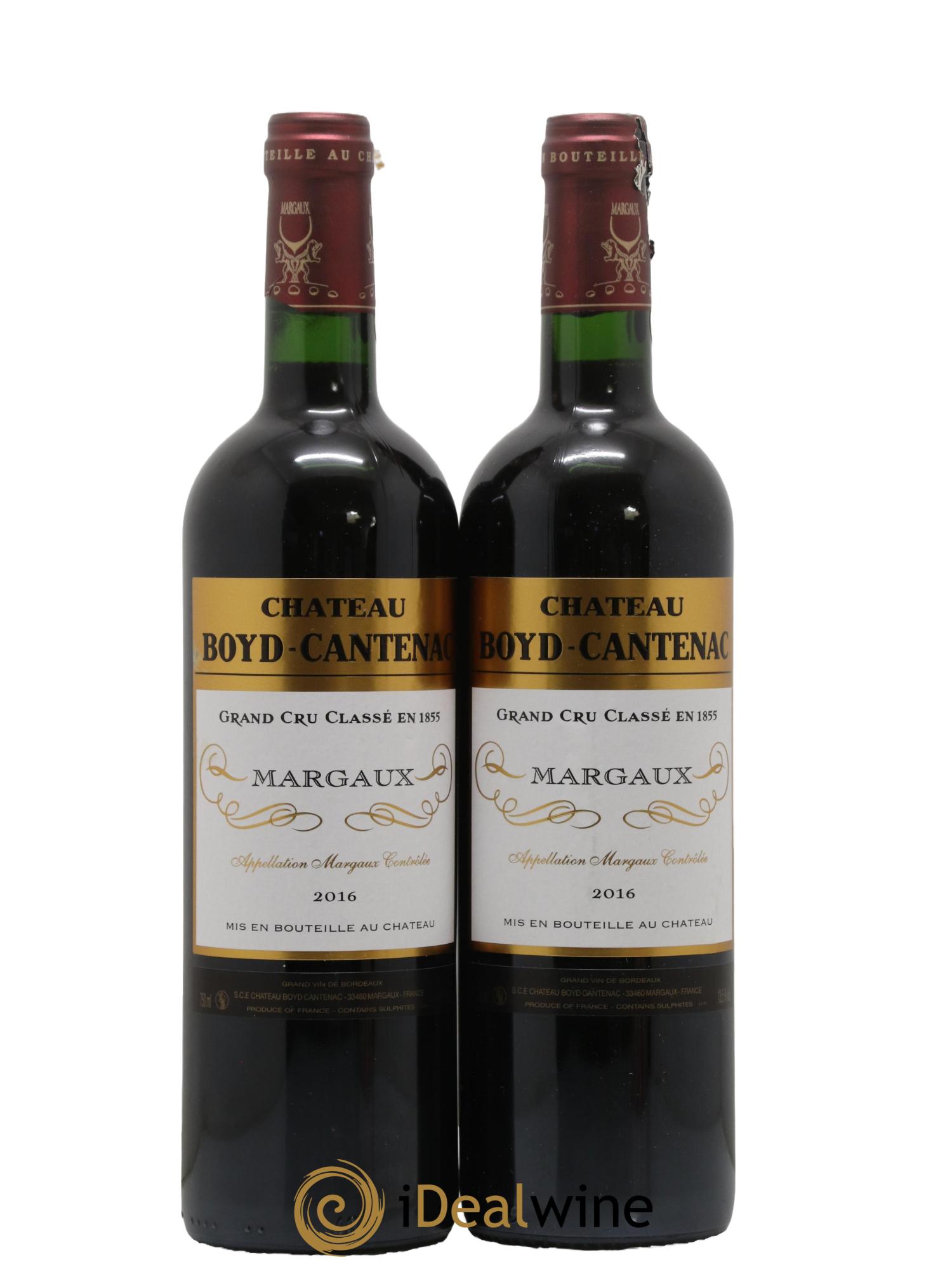 Château Boyd Cantenac 3ème Grand Cru Classé 2016 - Lot of 2 bottles - 0