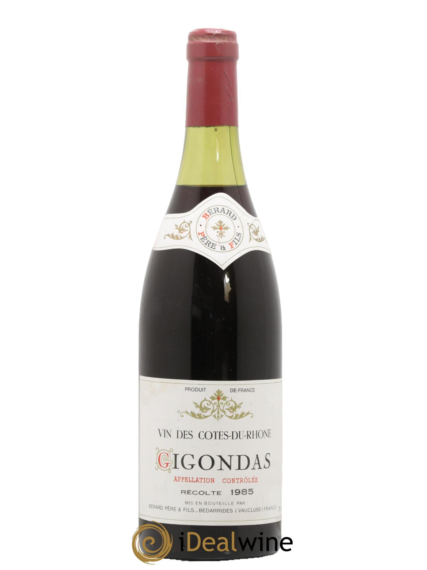 Gigondas Bérard Père & Fils 1985 - Lotto di 1 bottiglia - 0