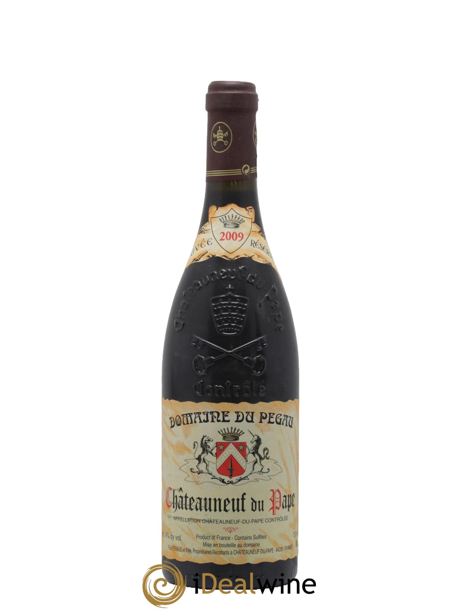 Châteauneuf-du-Pape Domaine du Pégau Cuvée Réservée Paul et Laurence Féraud 2009 - Posten von 1 Flasche - 0