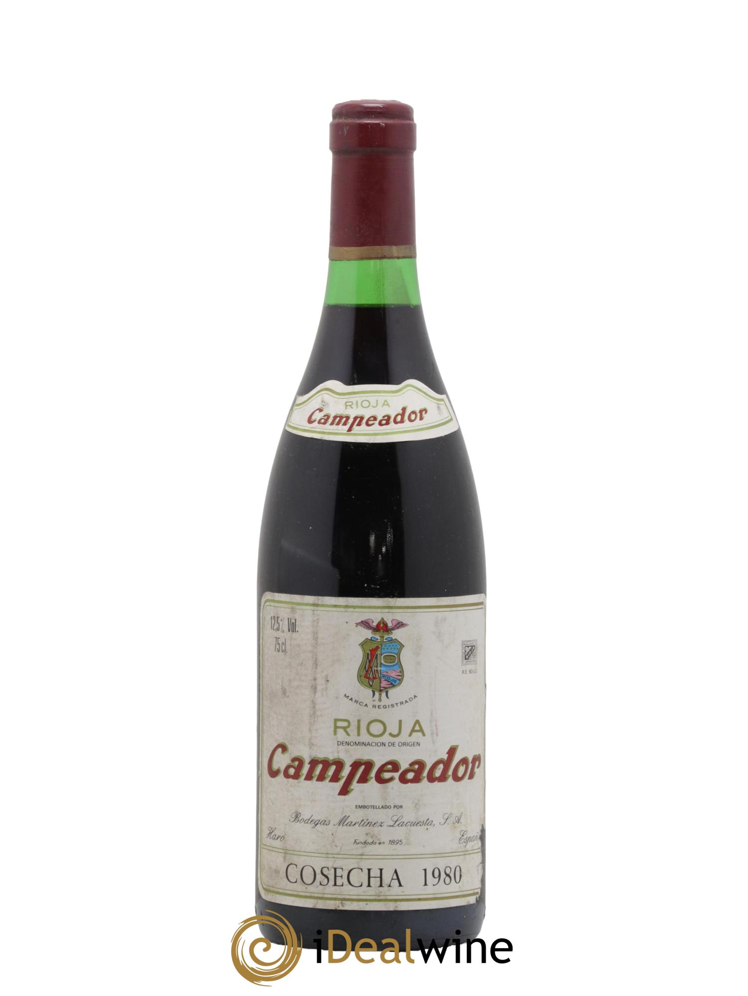 Rioja DOCA Martínez Lacuesta Campeador Reserva 1980 - Posten von 1 Flasche - 0