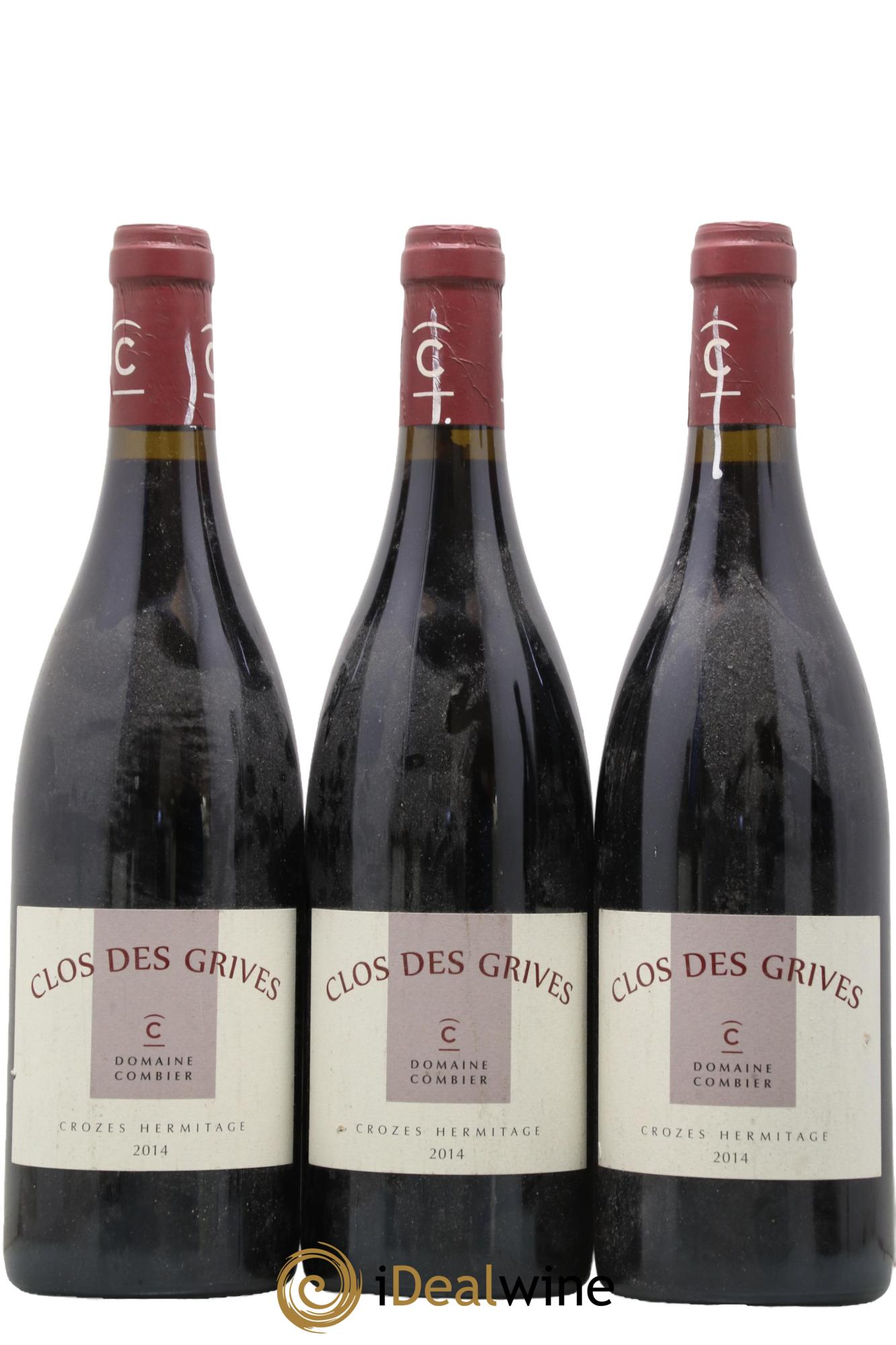 Crozes-Hermitage Clos des Grives Combier 2014 - Lot de 3 bouteilles - 0