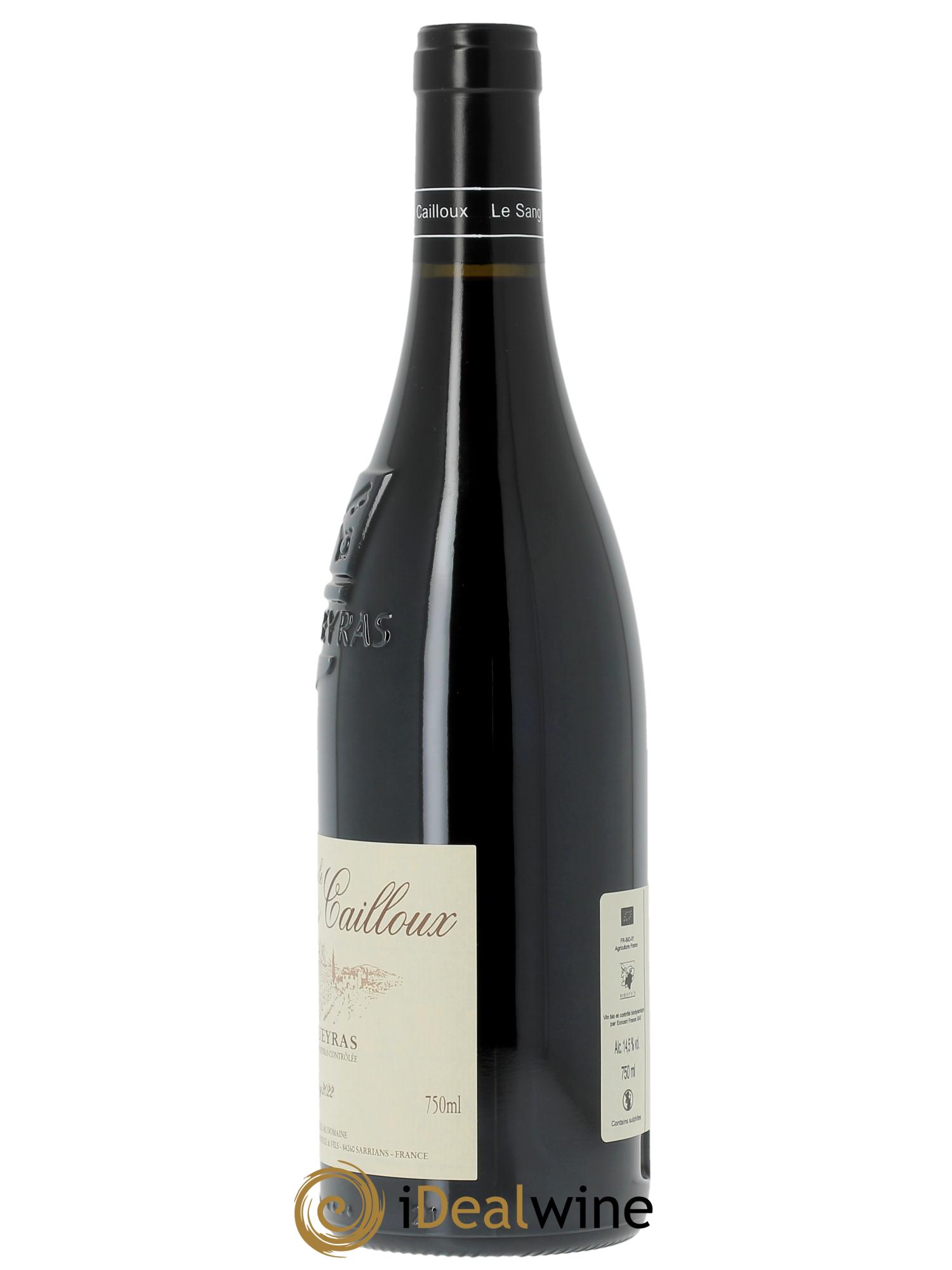 Vacqueyras Cuvée de Lopy Vieilles Vignes Le Sang des Cailloux  2022 - Lot de 1 bouteille - 2