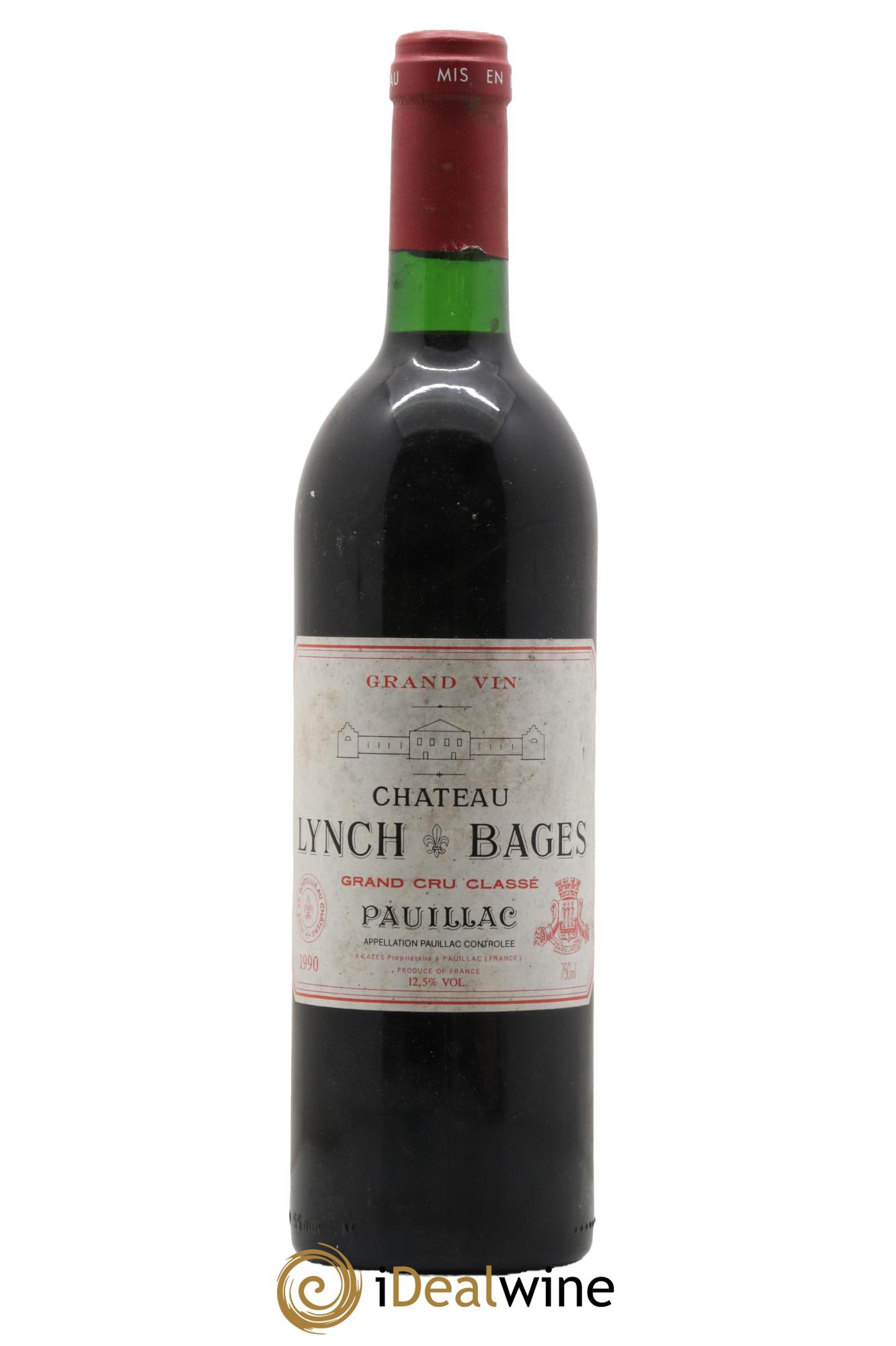 Château Lynch Bages 5ème Grand Cru Classé 1990 - Lot of 1 bottle - 0