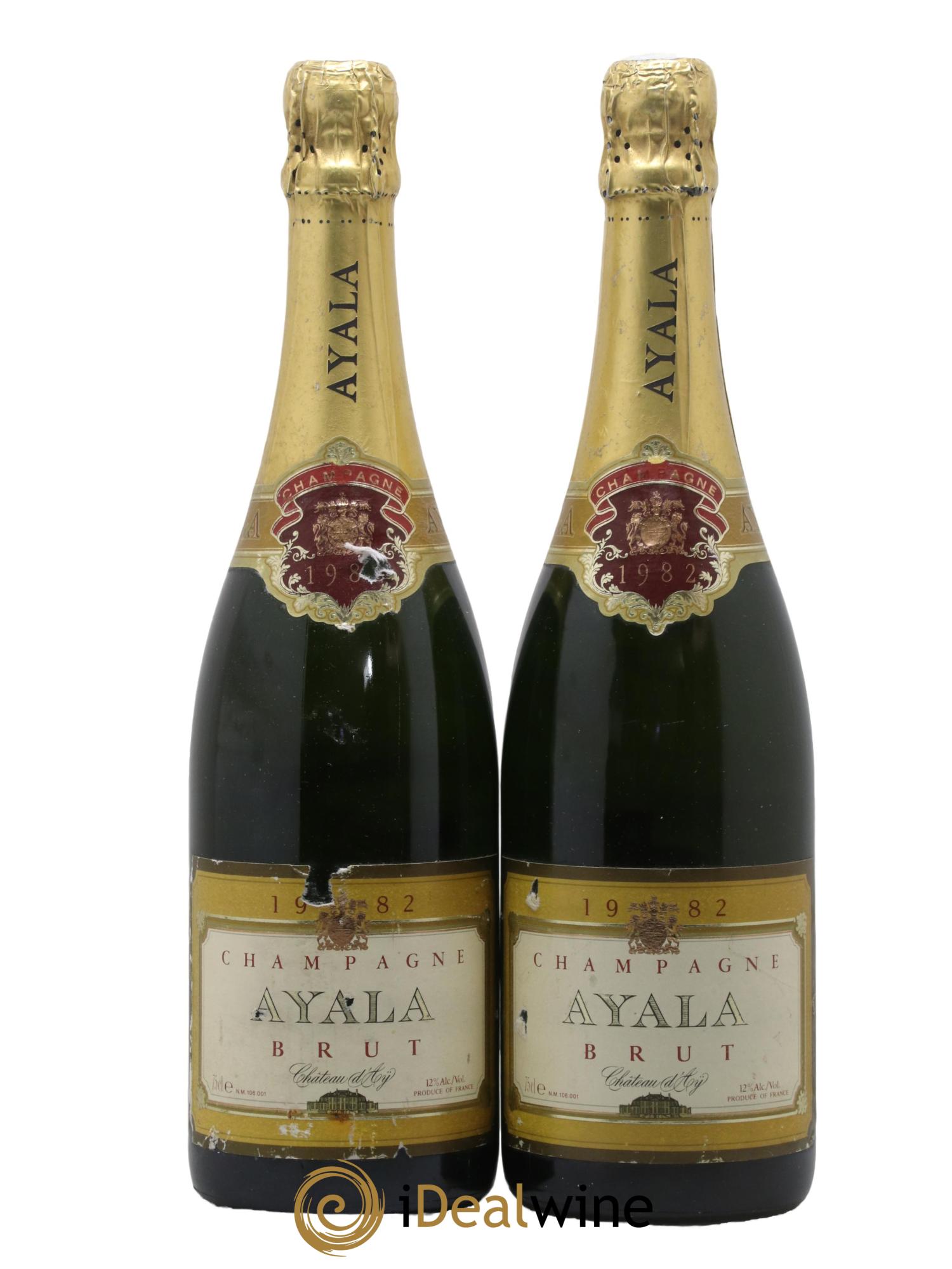 Brut Nature Ayala 1982 - Lot de 2 bouteilles - 0