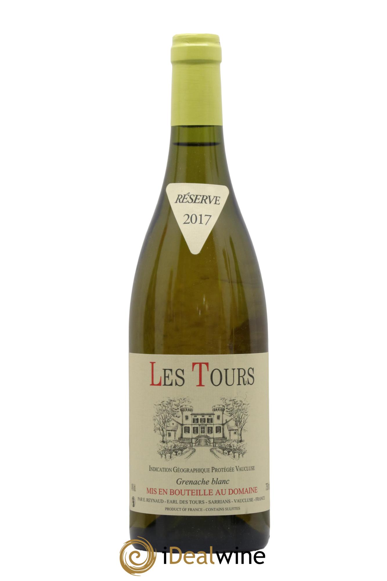 IGP Vaucluse (Vin de Pays de Vaucluse) Les Tours Grenache Blanc Emmanuel Reynaud 2017 - Lotto di 1 bottiglia - 0