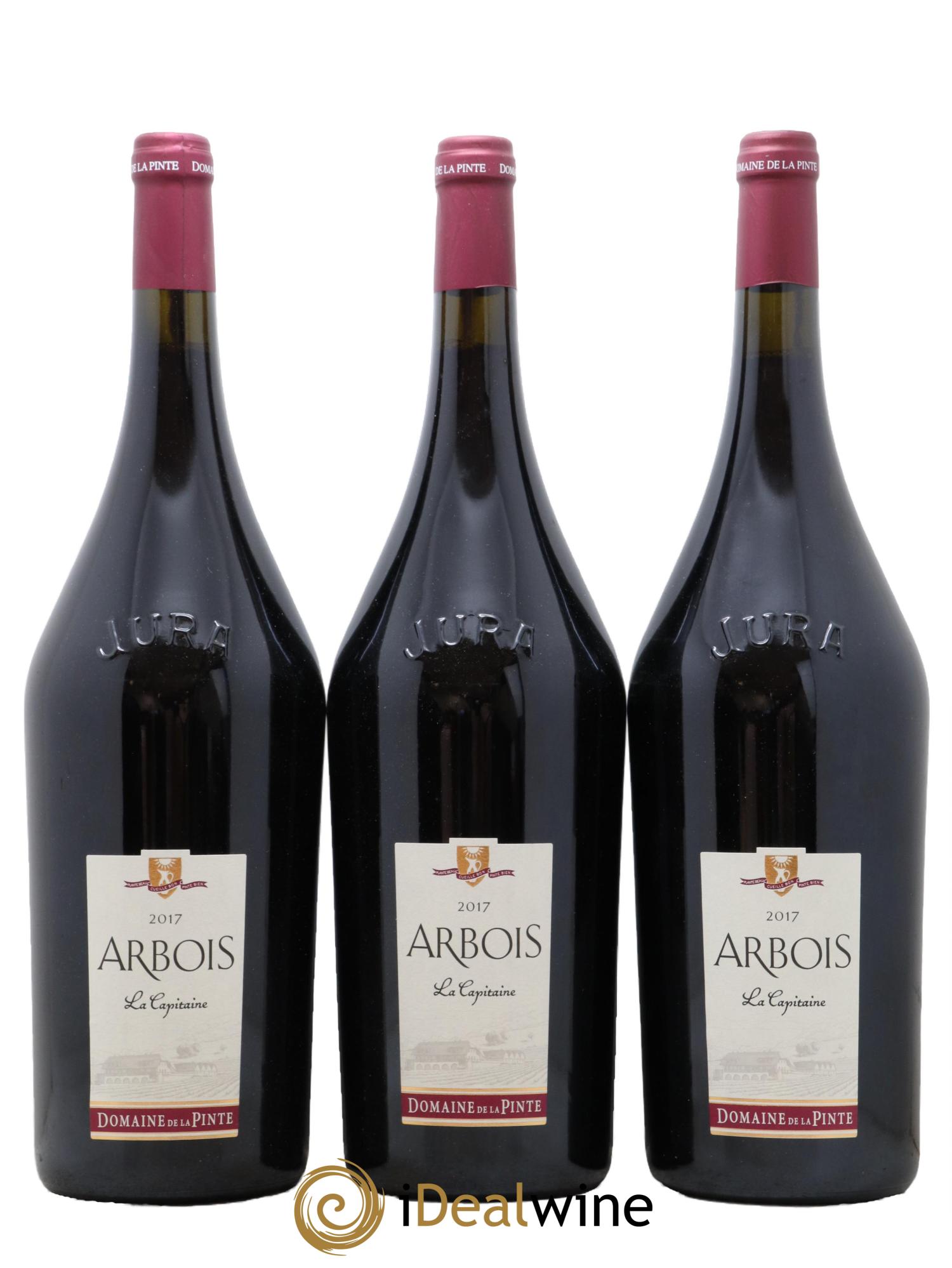 Arbois  La Capitaine Domaine de la Pinte 2017 - Posten von 3 Magnum - 0