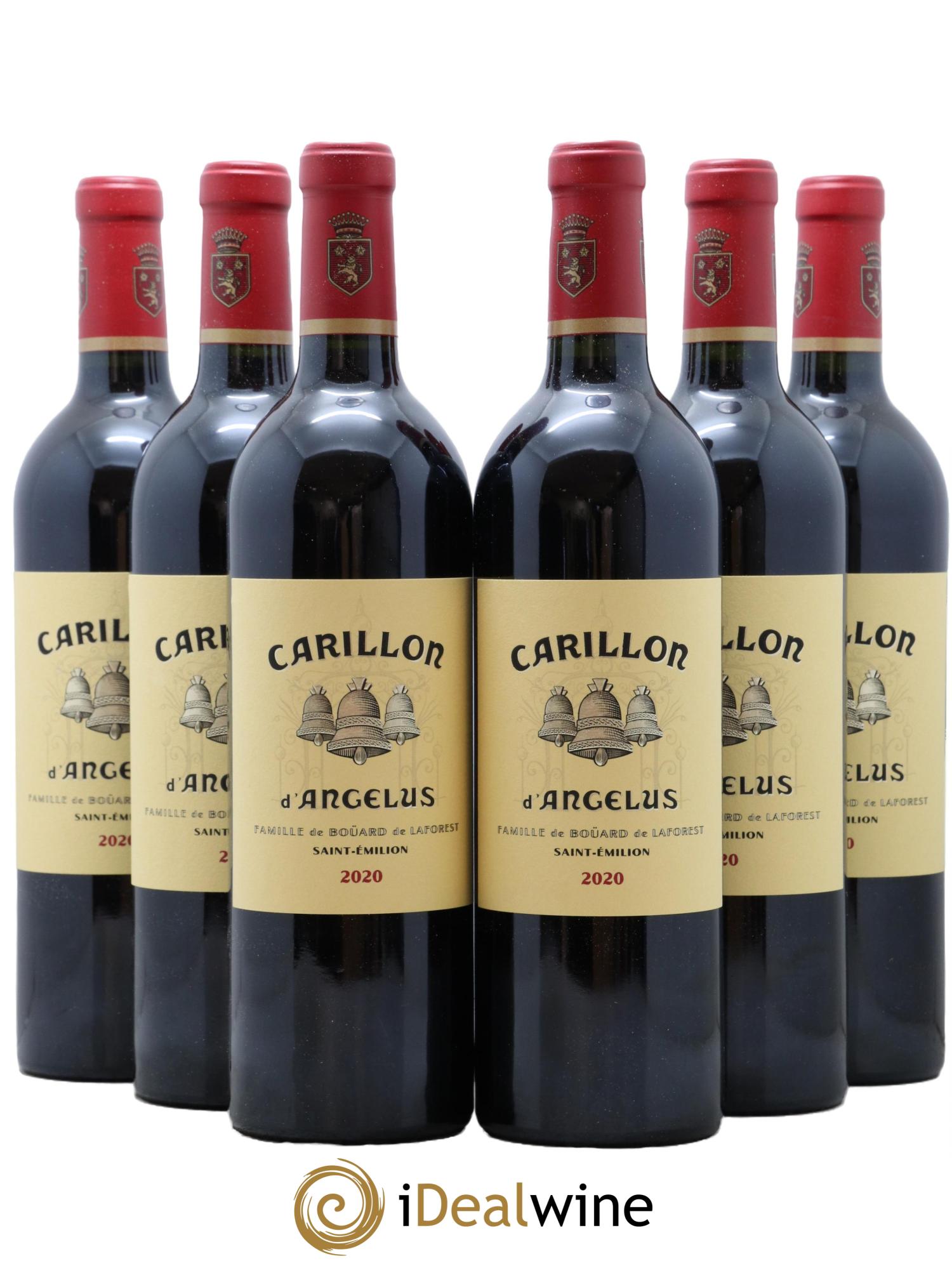 Le Carillon de l'Angélus Second Vin 2020 - Lot de 6 bouteilles - 0