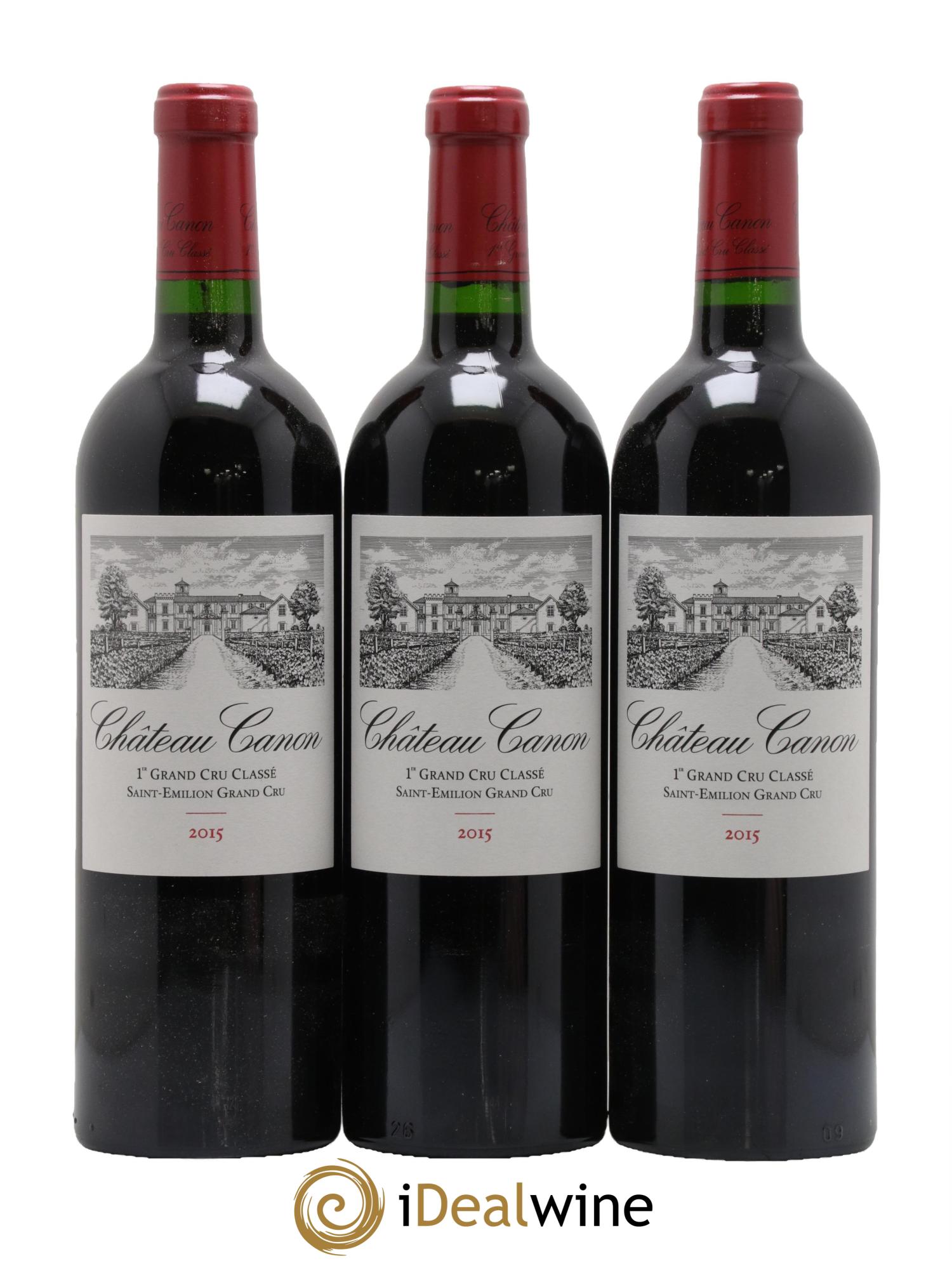 Château Canon 1er Grand Cru Classé B 2015 - Lot of 6 bottles - 3