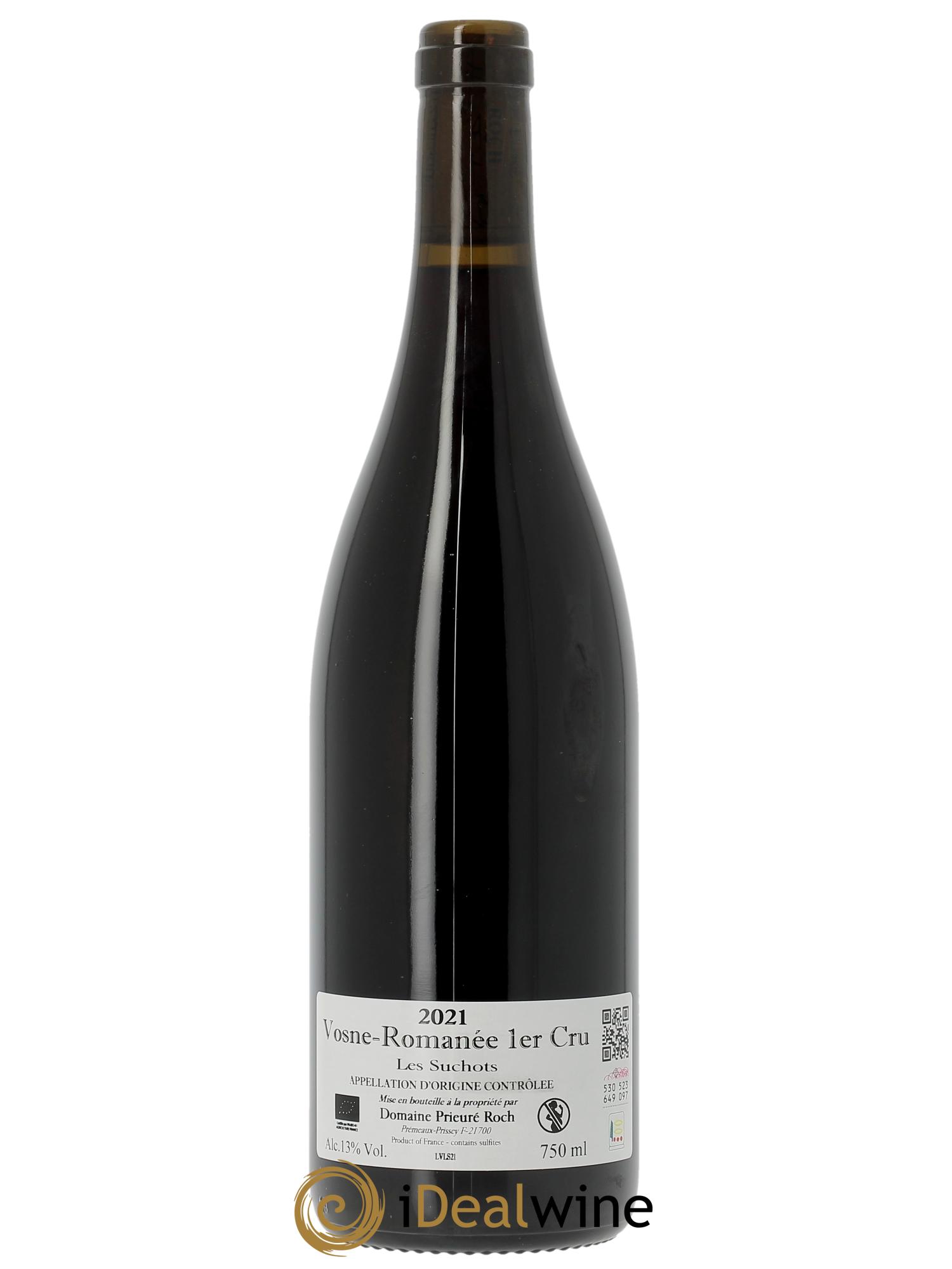 Vosne-Romanée 1er Cru Les Suchots Prieuré Roch  2021 - Lot de 1 bouteille - 1