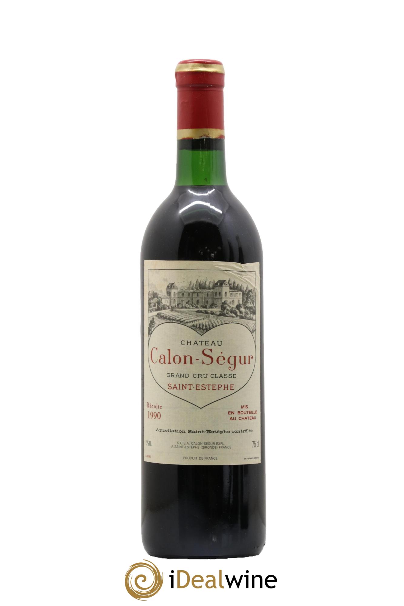 Château Calon Ségur 3ème Grand Cru Classé 1990 - Lotto di 1 bottiglia - 0