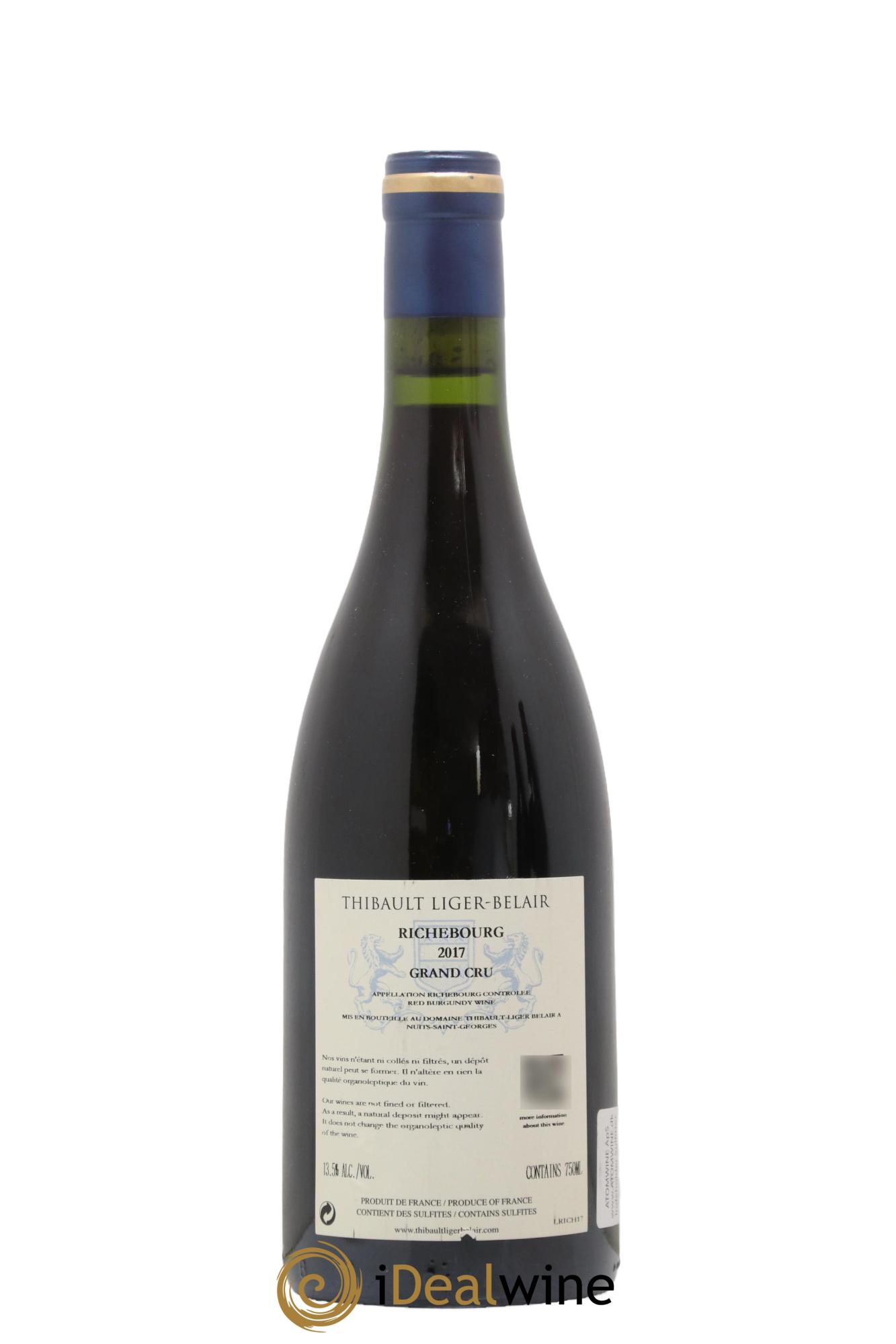 Richebourg Grand Cru Thibault Liger-Belair 2017 - Posten von 1 Flasche - 1