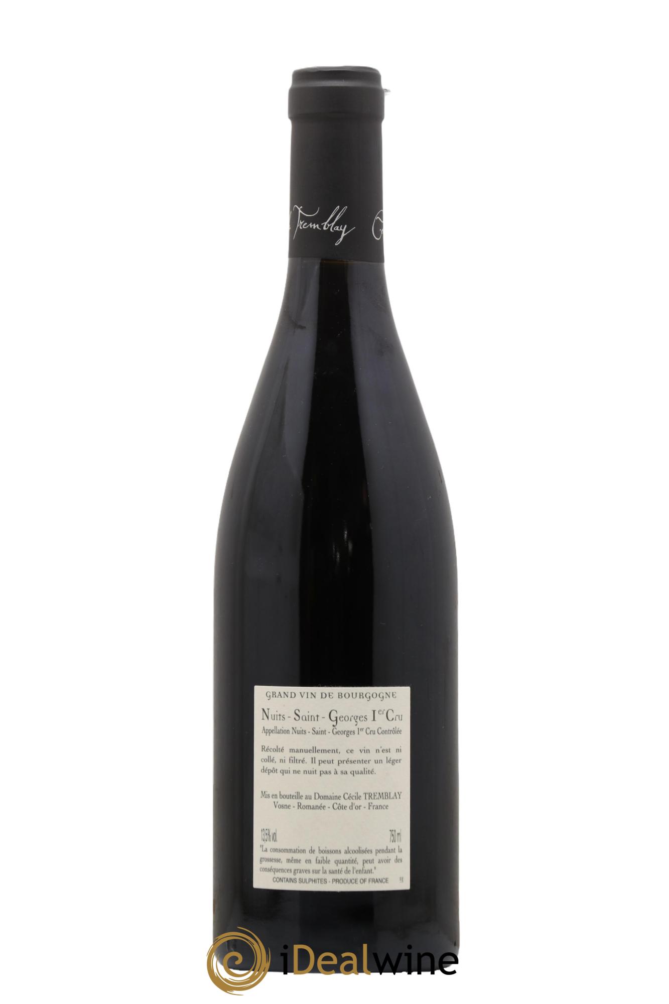 Nuits Saint-Georges 1er Cru Les Murgers Cécile Tremblay  2020 - Posten von 1 Flasche - 1