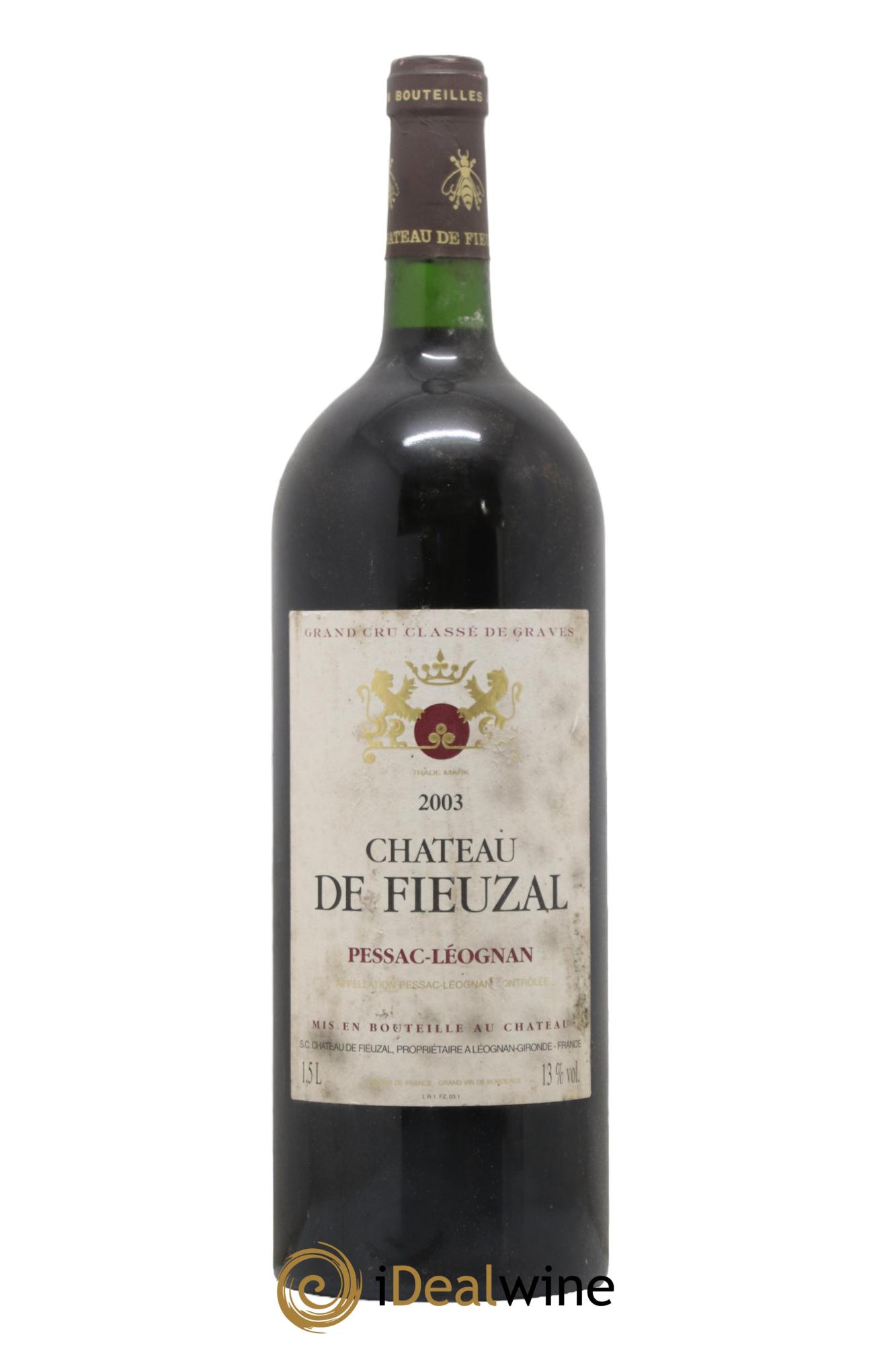 Château de Fieuzal Cru Classé de Graves 2003 - Lotto di 1 magnum - 0