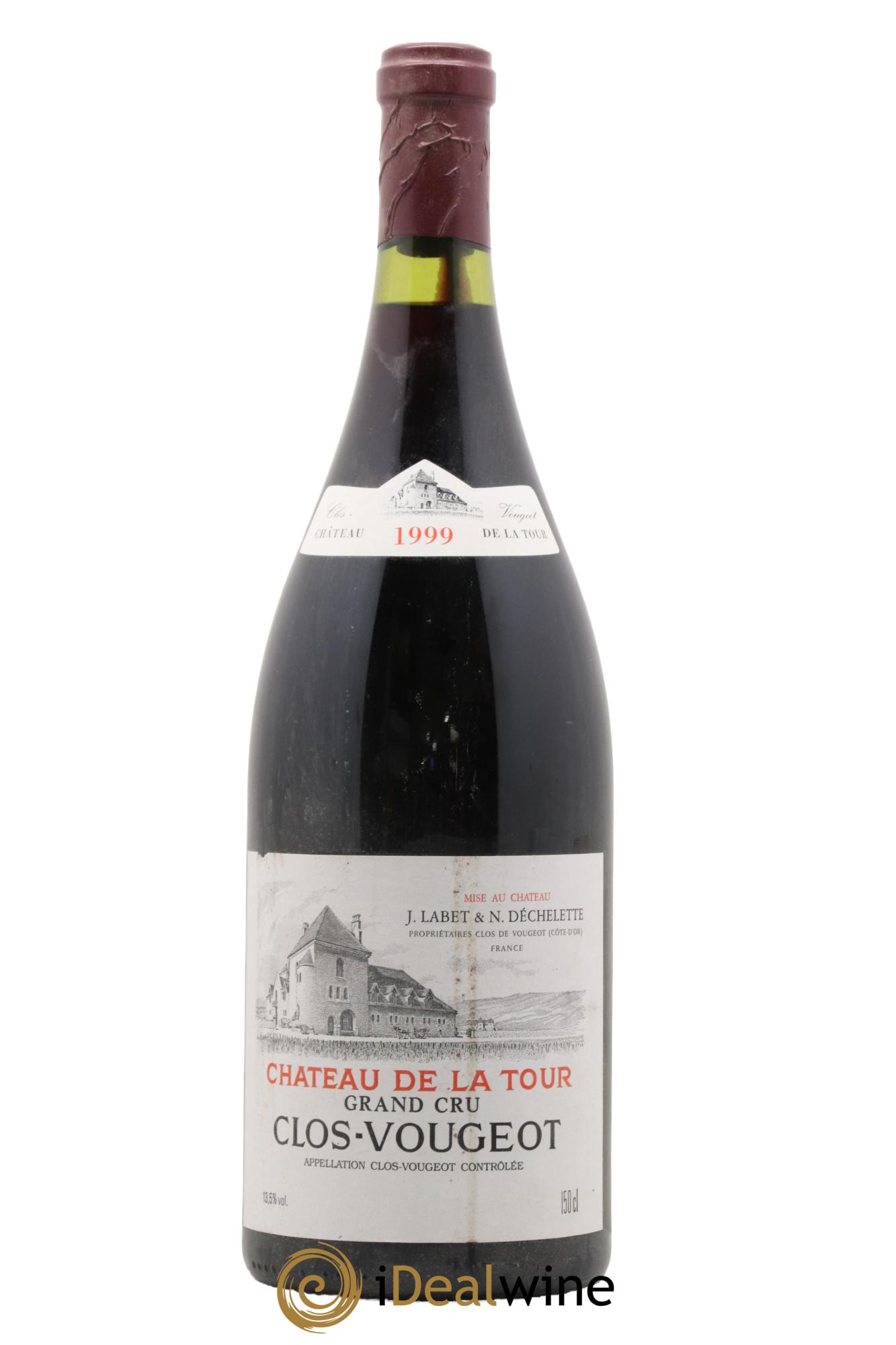 Clos de Vougeot Grand Cru Château de La Tour 1999 - Lot de 1 magnum - 0